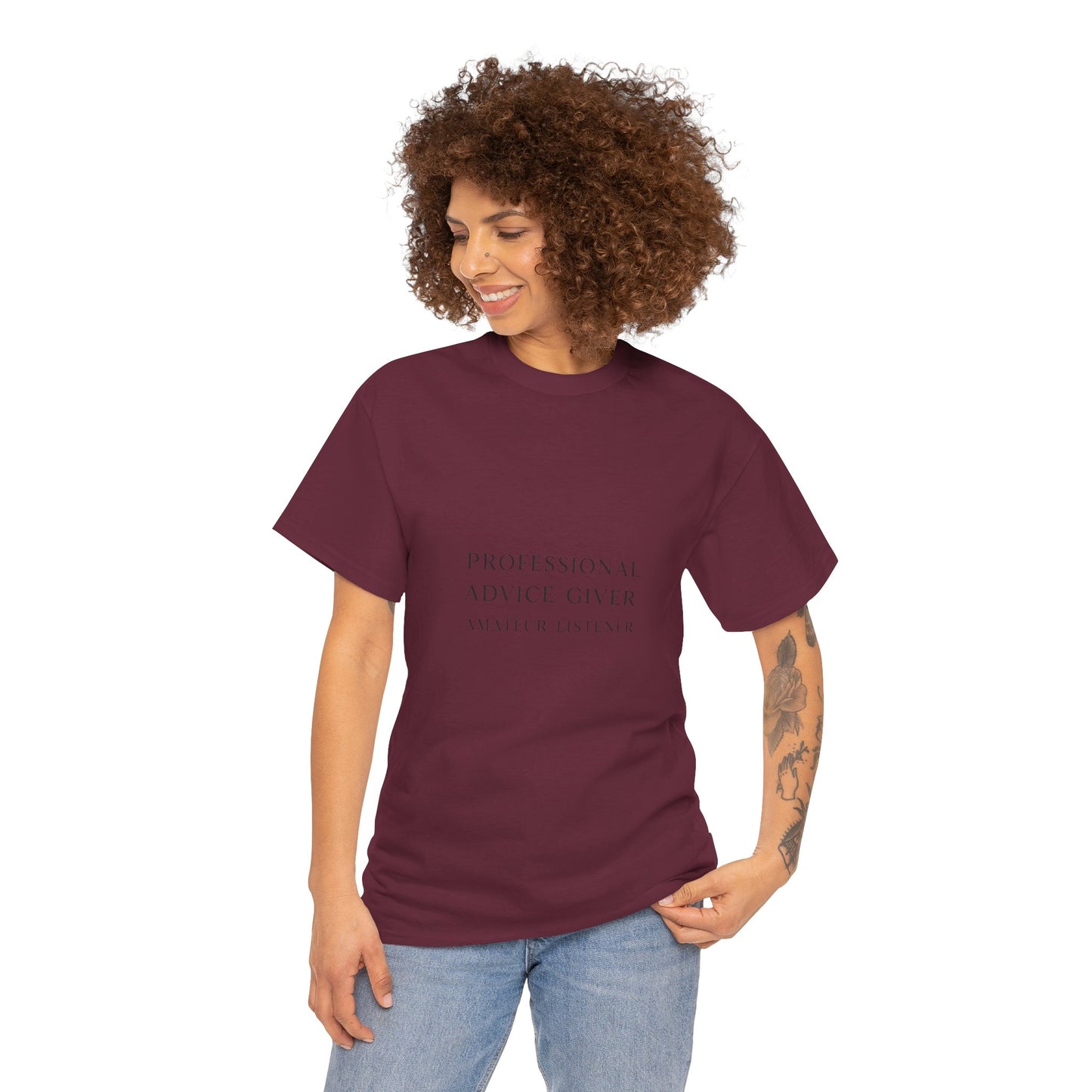 Professional Advice Giver Unisex Heavy Cotton Tee, Gift for Best Friend, Casual Wear, Advice Giver Shirt, Funny Tee, Unique Gift
