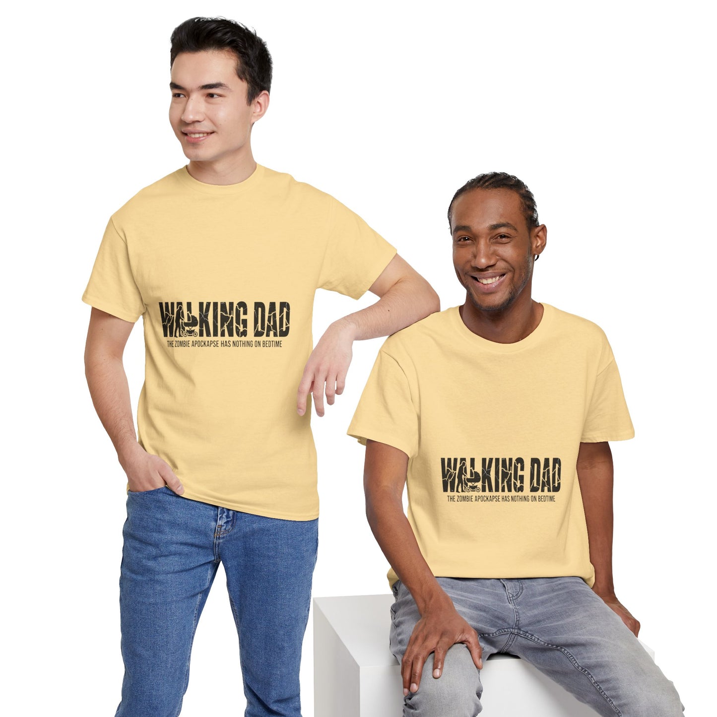 Walking Dead/Dad Funny - Unisex Heavy Cotton Tee for DADs