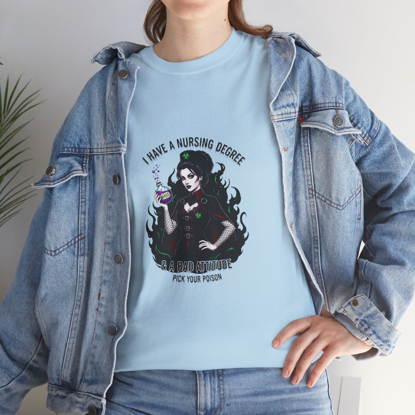 Nursing Humor Tee, Funny Nursing Shirt, Gift for Nurses, Healthcare Apparel, Unisex Cotton T-Shirt