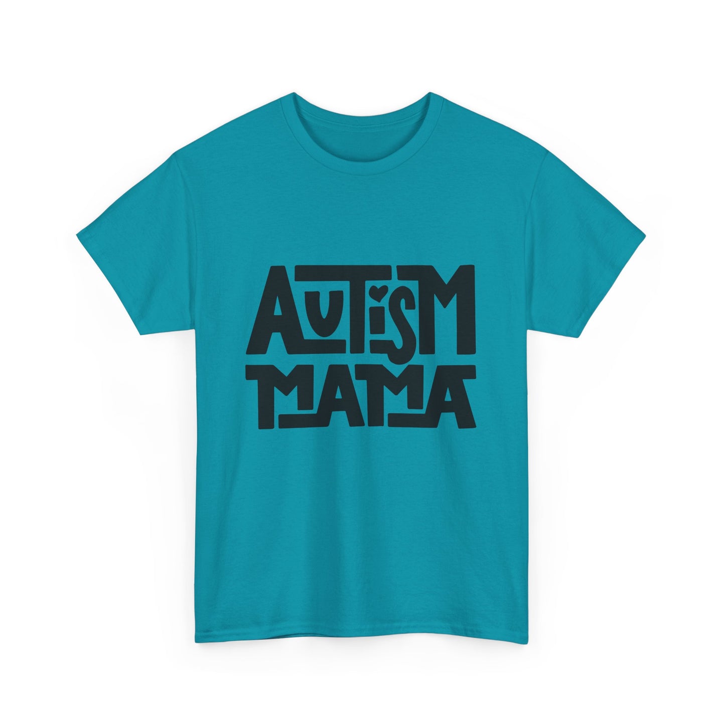 Autism Mama Heavy Cotton Tee | Supportive Unisex Shirt, Meaningful Gift for Autism Awareness, Casual Wear, Everyday Comfort, Gift for Moms