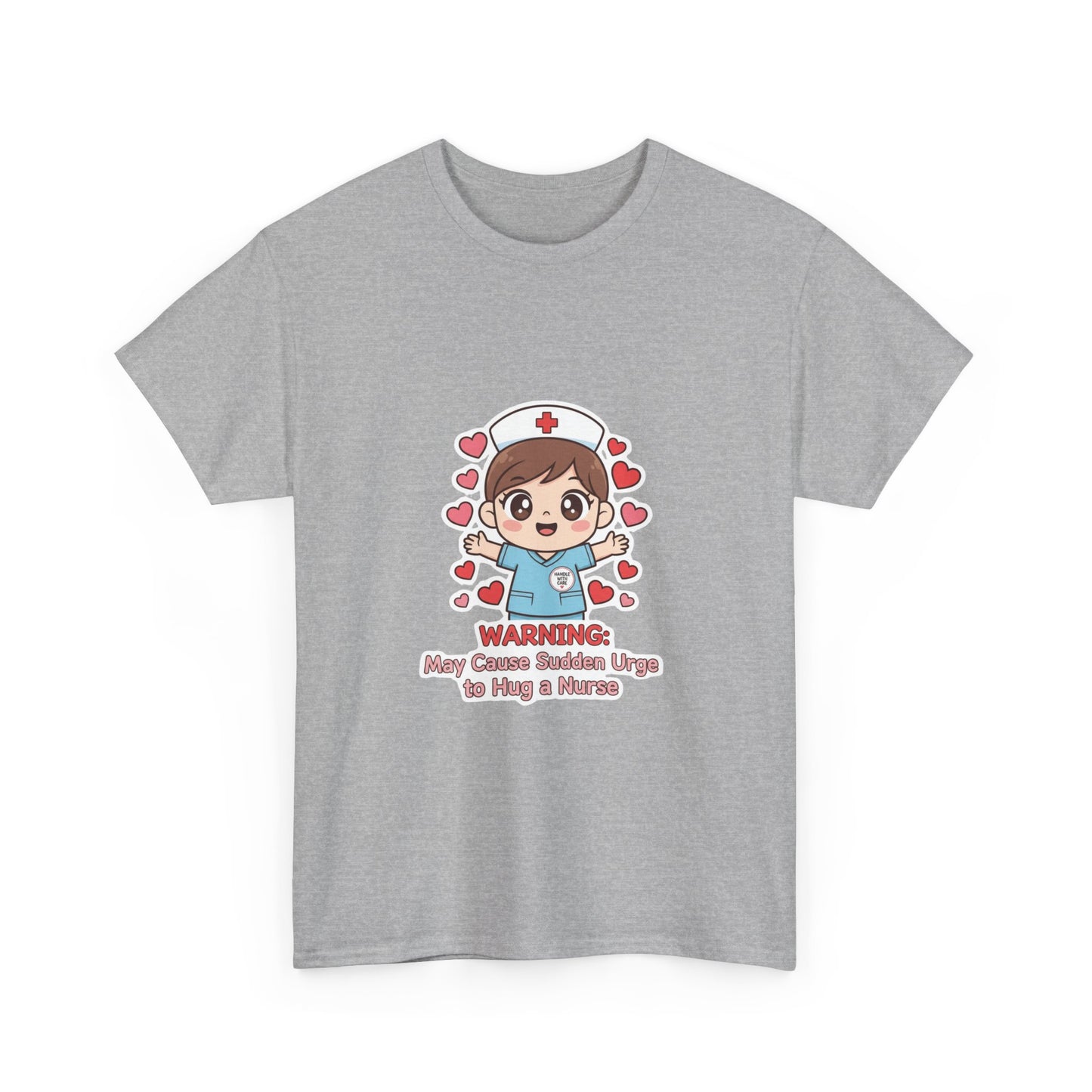 Nurse Humor Tee, Unisex Heavy Cotton Tee for Healthcare Workers, Cute Nurse Shirt, Gift for Nurses, Funny Medical Apparel, Casual T-Shirt