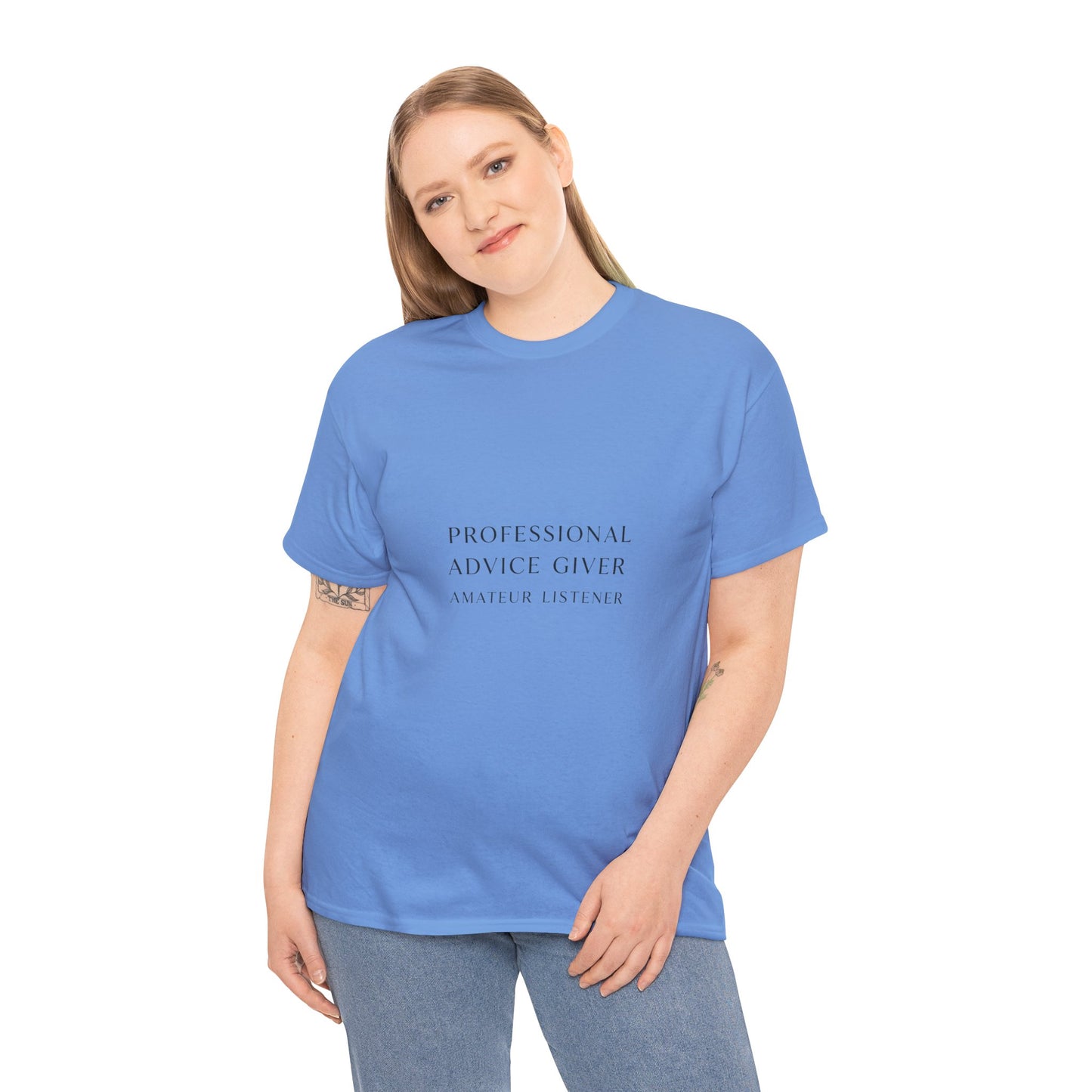 Professional Advice Giver Unisex Heavy Cotton Tee, Gift for Best Friend, Casual Wear, Advice Giver Shirt, Funny Tee, Unique Gift