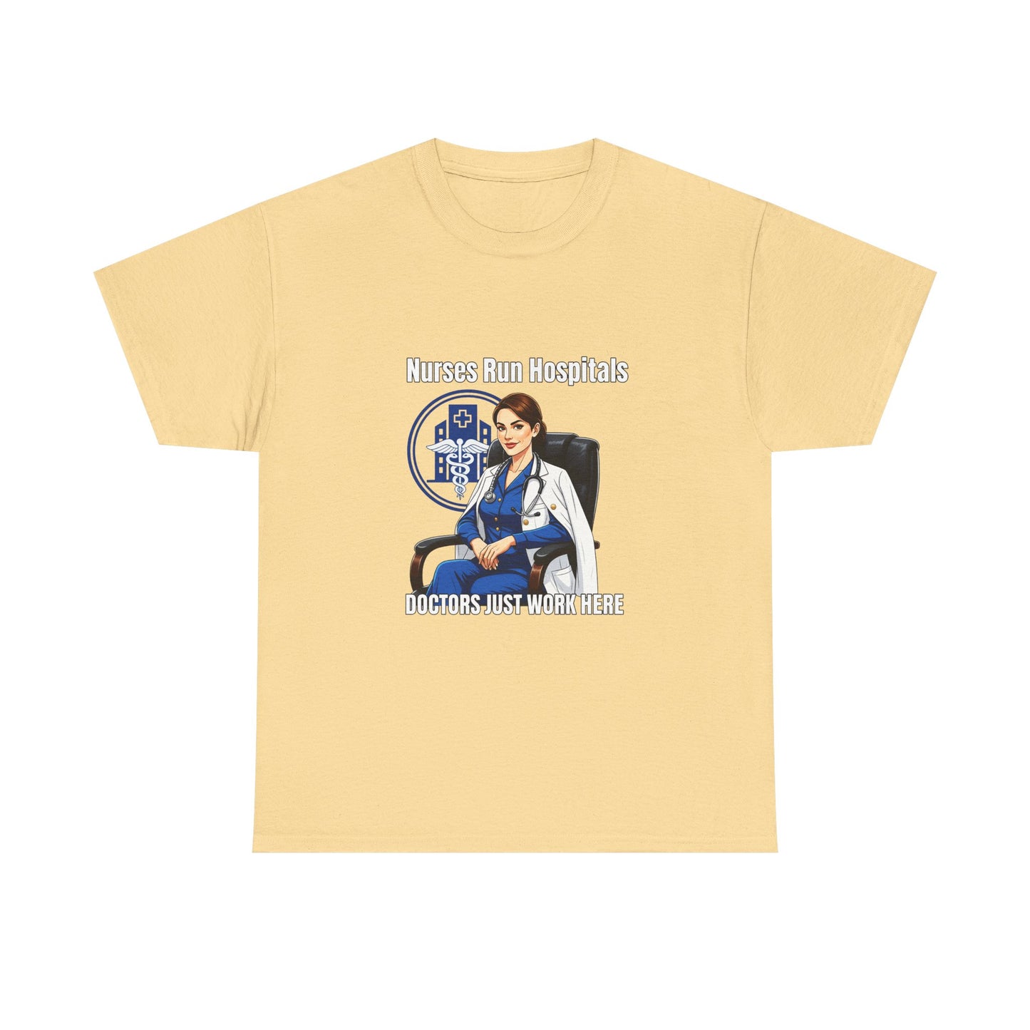 Nurse Appreciation Tee, Unisex Heavy Cotton Tee, Gifts for Nurses, Hospital Staff Shirt, Nurse's Day Celebration Tee, Medical Humor Apparel
