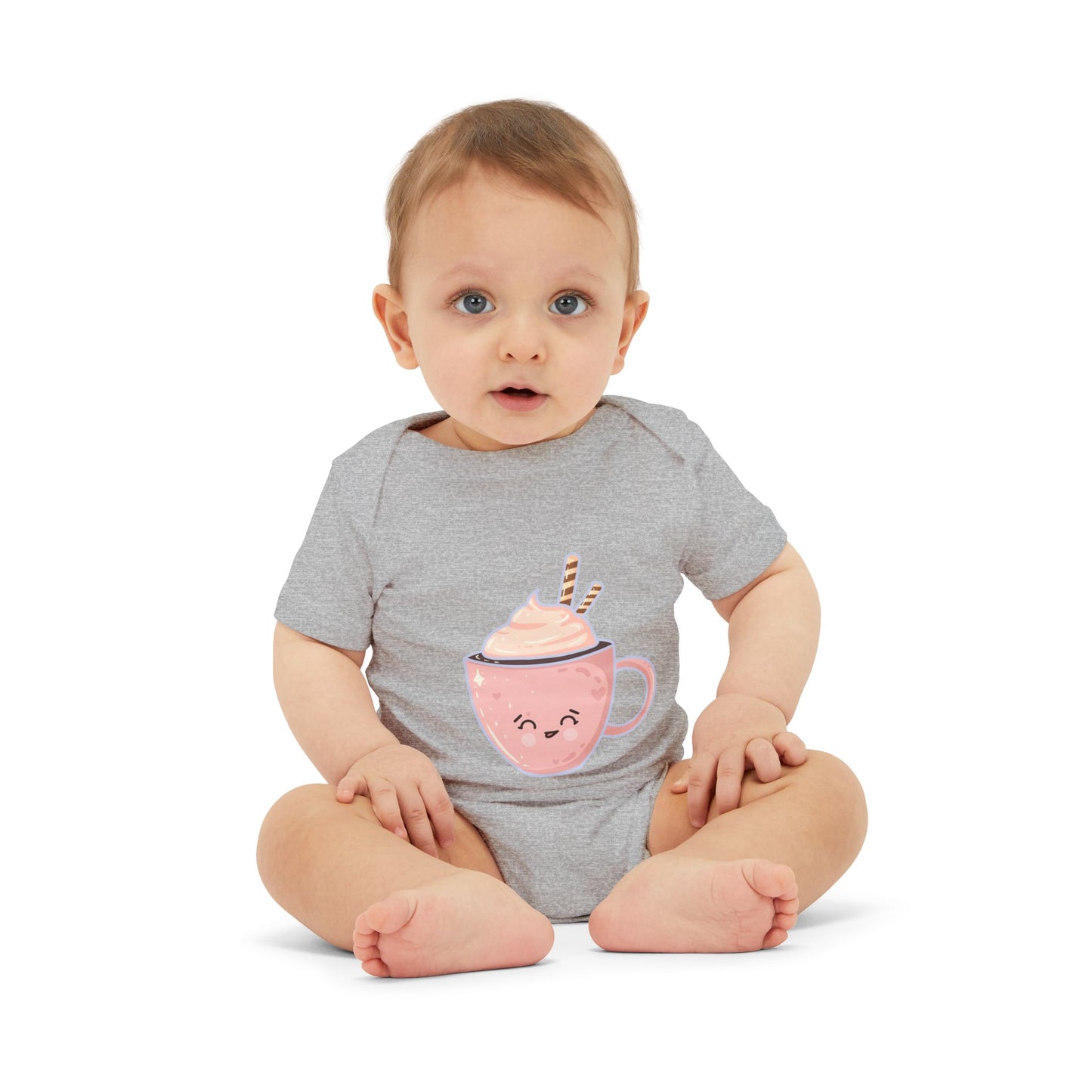 Cute Hot Chocolate Infant Onesie, Baby Shower Gift, Holiday Outfit, Newborn Clothing, Festive Baby Wear, Winter Celebration Attire