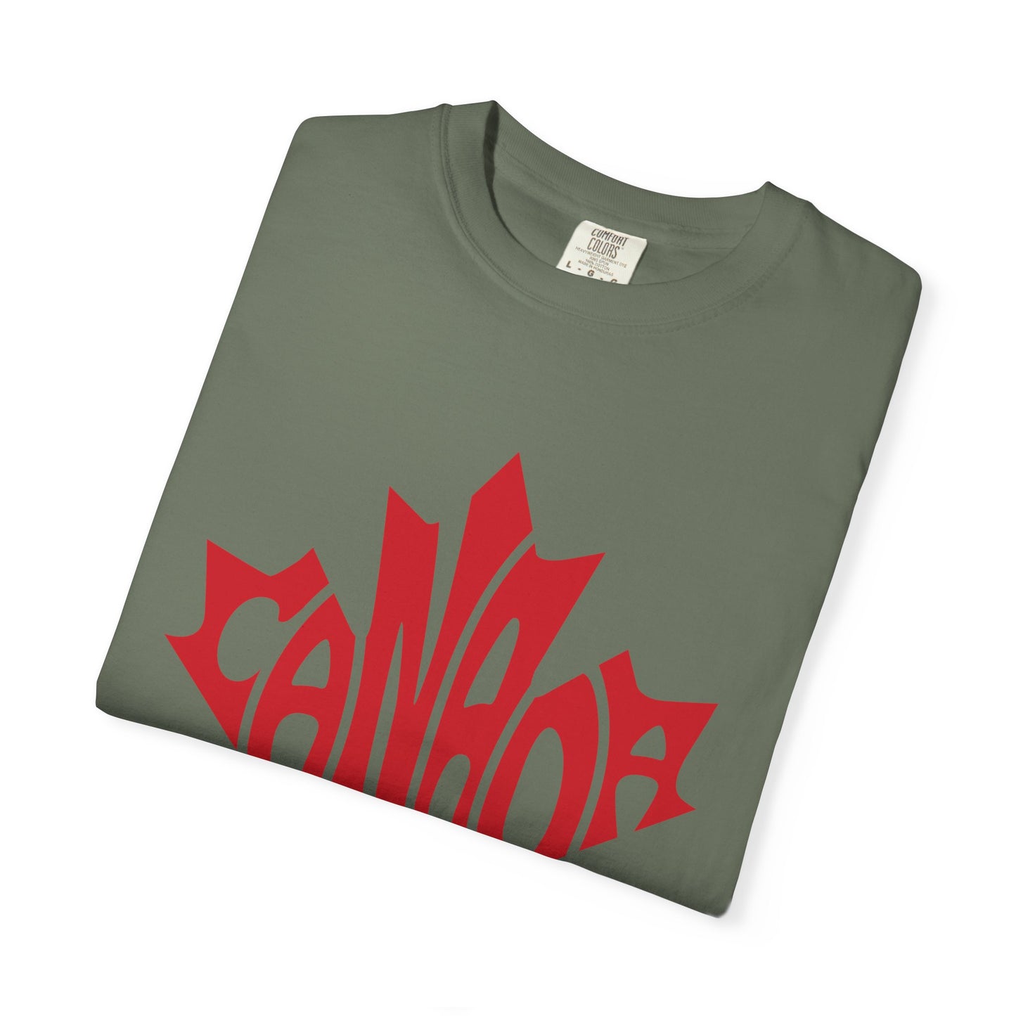 Canada Graphic T-Shirt, Unisex Tee, Garment-Dyed Style, Casual Wear, Summer Essentials, Canadian Pride, Unique Gift Idea