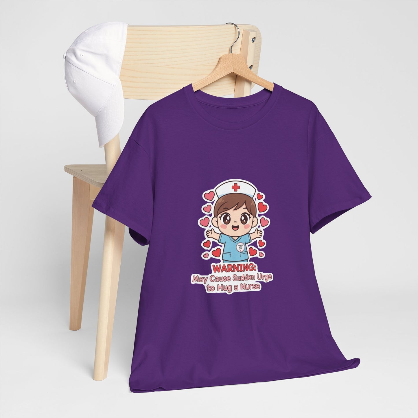 Nurse Humor Tee, Unisex Heavy Cotton Tee for Healthcare Workers, Cute Nurse Shirt, Gift for Nurses, Funny Medical Apparel, Casual T-Shirt