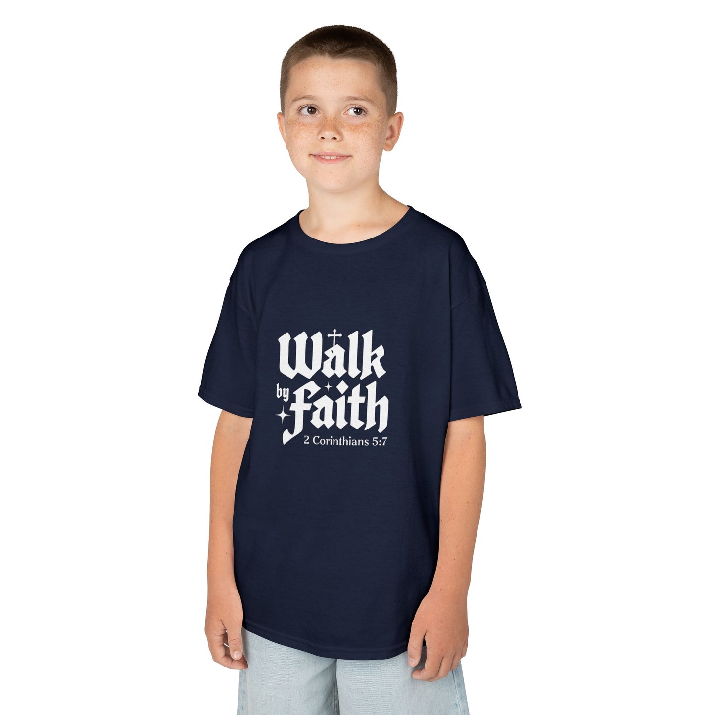 Kids Faith-Inspired Tee, Inspirational Kids Shirt, Religious T-Shirt for Kids, Christian Youth Apparel, Biblical Quote Tee