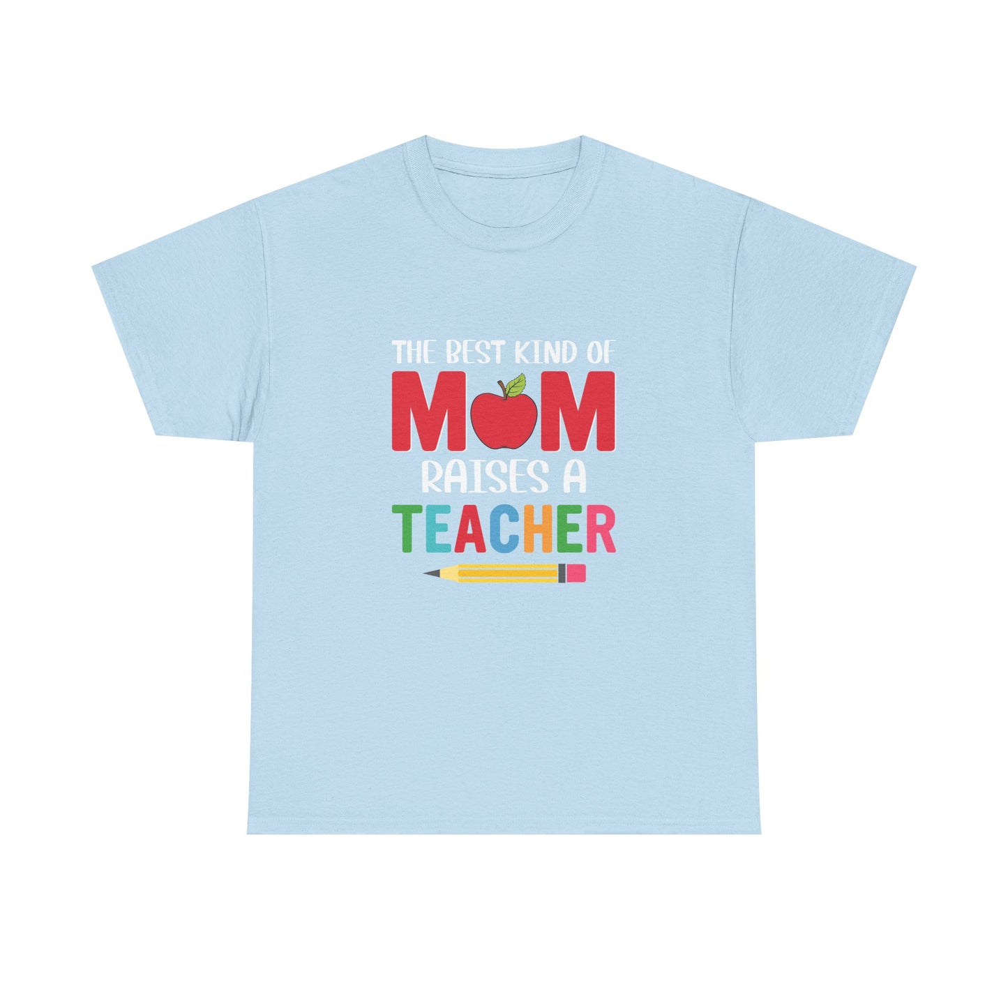 Mom Teacher Tee - Unisex Heavy Cotton, Gift for Teachers, Back to School Shirt, Funny Mom Shirt, Cute Teacher Apparel