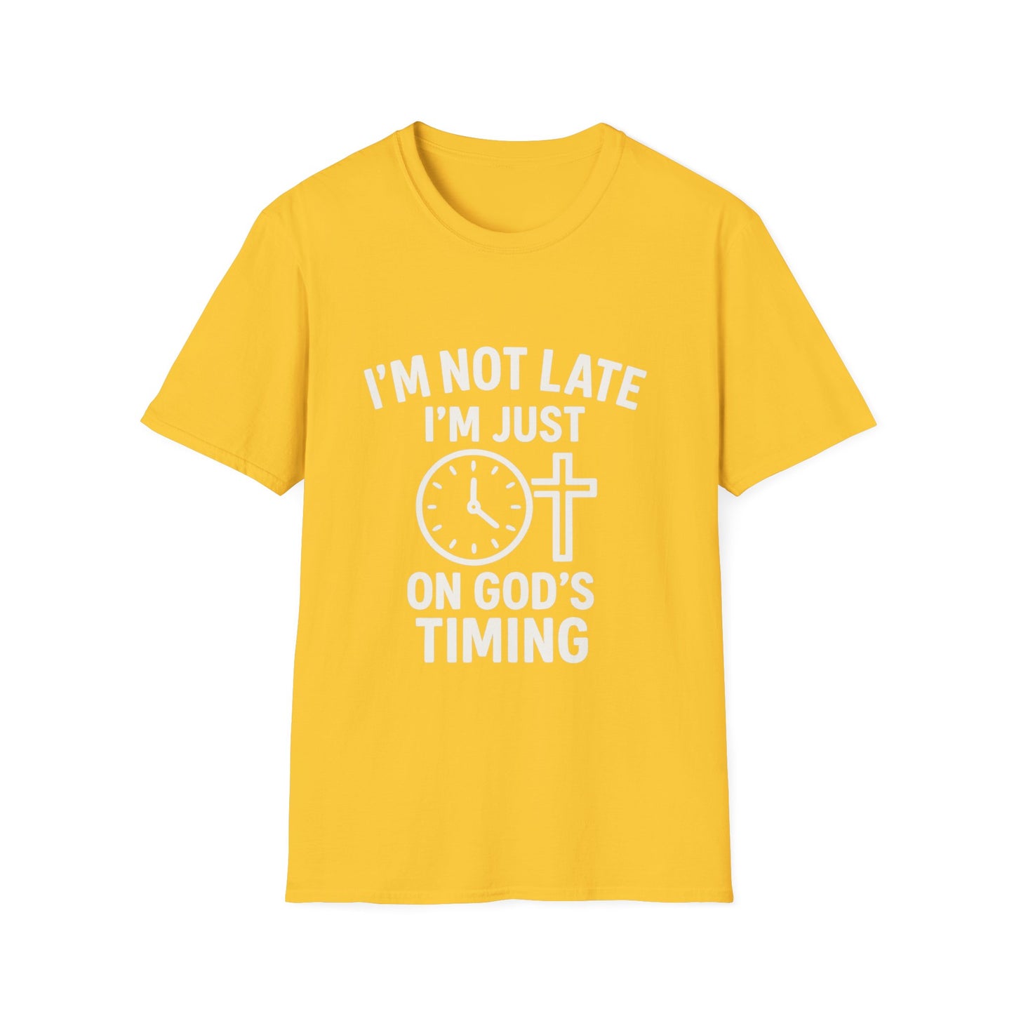 God's Timing T-Shirt, Christian Shirt, Faith-Based Apparel, Religious Gift, Casual Wear