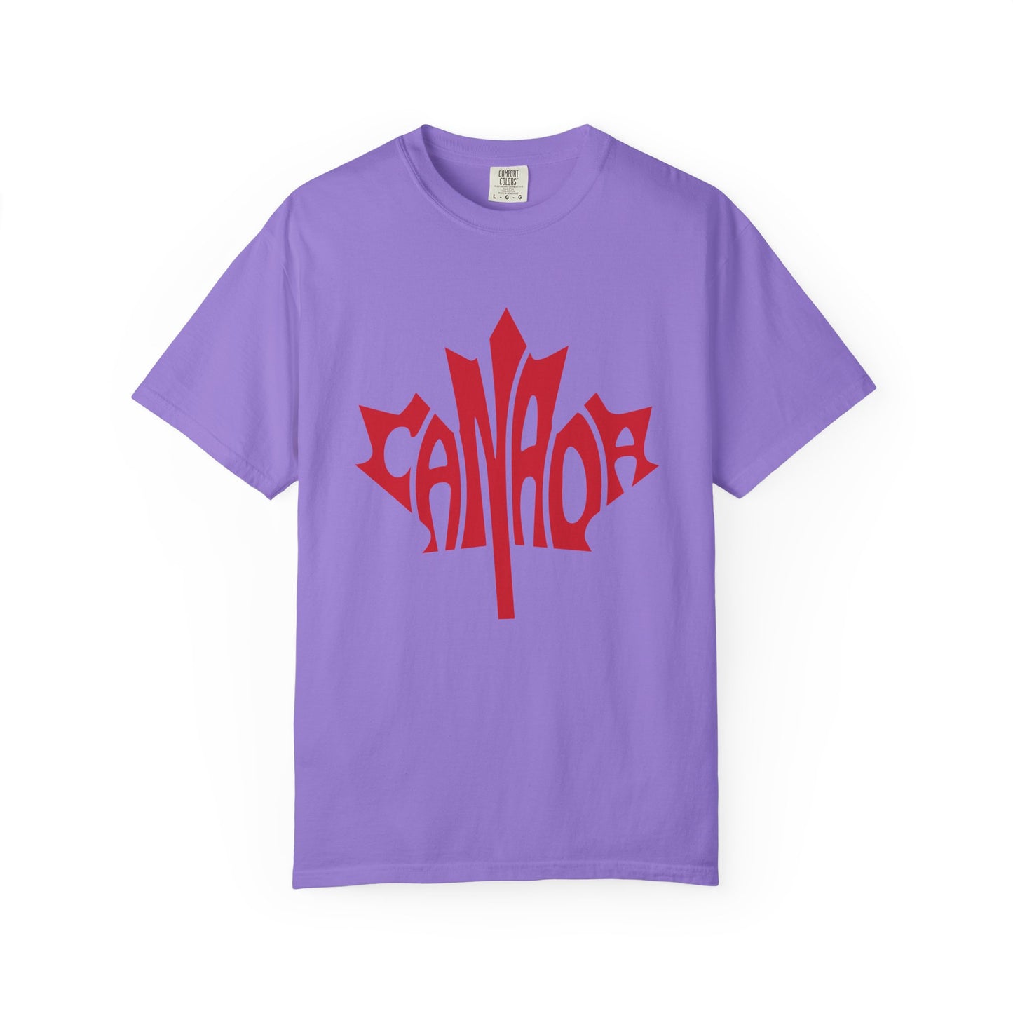 Canada Graphic T-Shirt, Unisex Tee, Garment-Dyed Style, Casual Wear, Summer Essentials, Canadian Pride, Unique Gift Idea