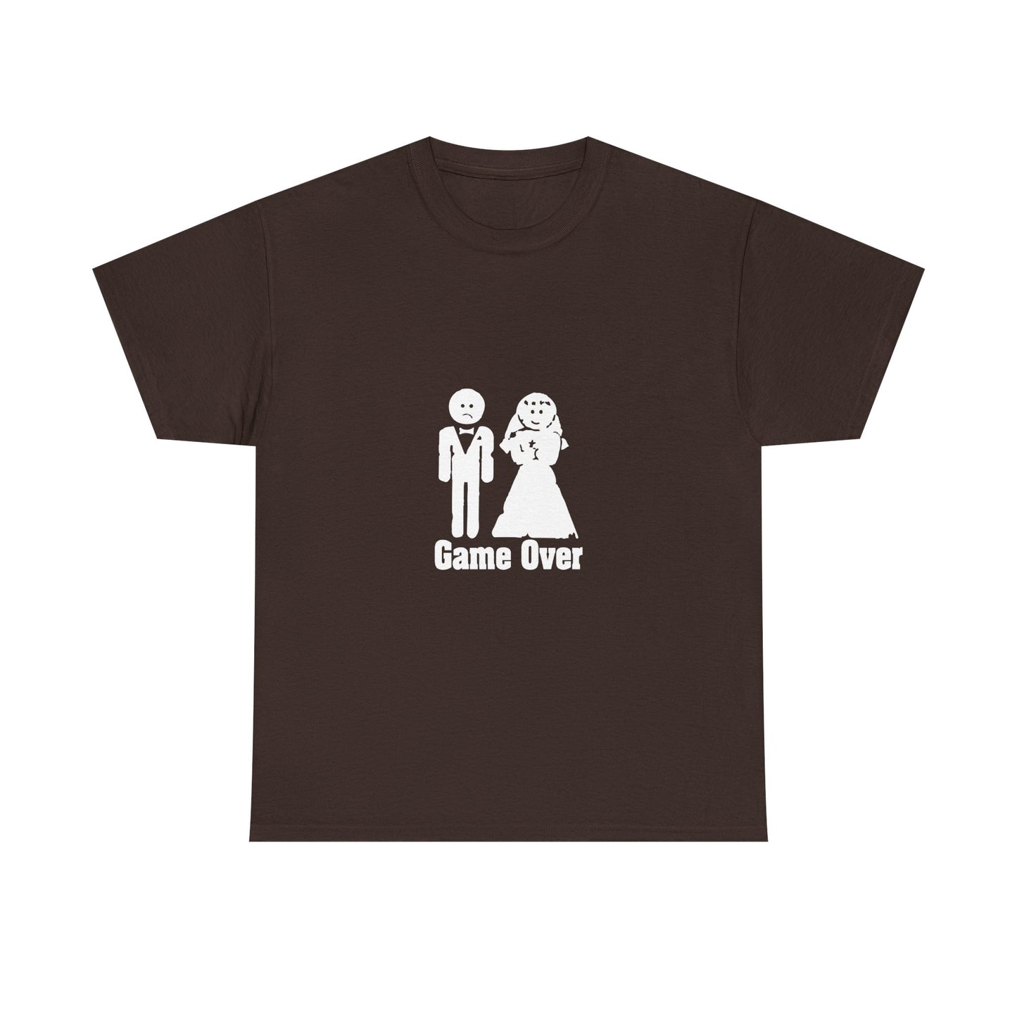 Game Over Wedding T-Shirt | Funny Bride & Groom Tee | Perfect for Couples, Engagement Party, Wedding Gifts, Anniversary