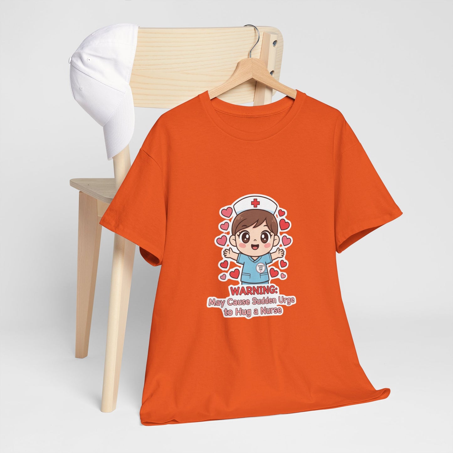 Nurse Humor Tee, Unisex Heavy Cotton Tee for Healthcare Workers, Cute Nurse Shirt, Gift for Nurses, Funny Medical Apparel, Casual T-Shirt