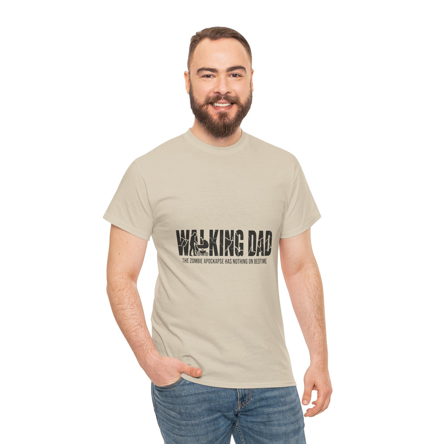 Walking Dead/Dad Funny - Unisex Heavy Cotton Tee for DADs
