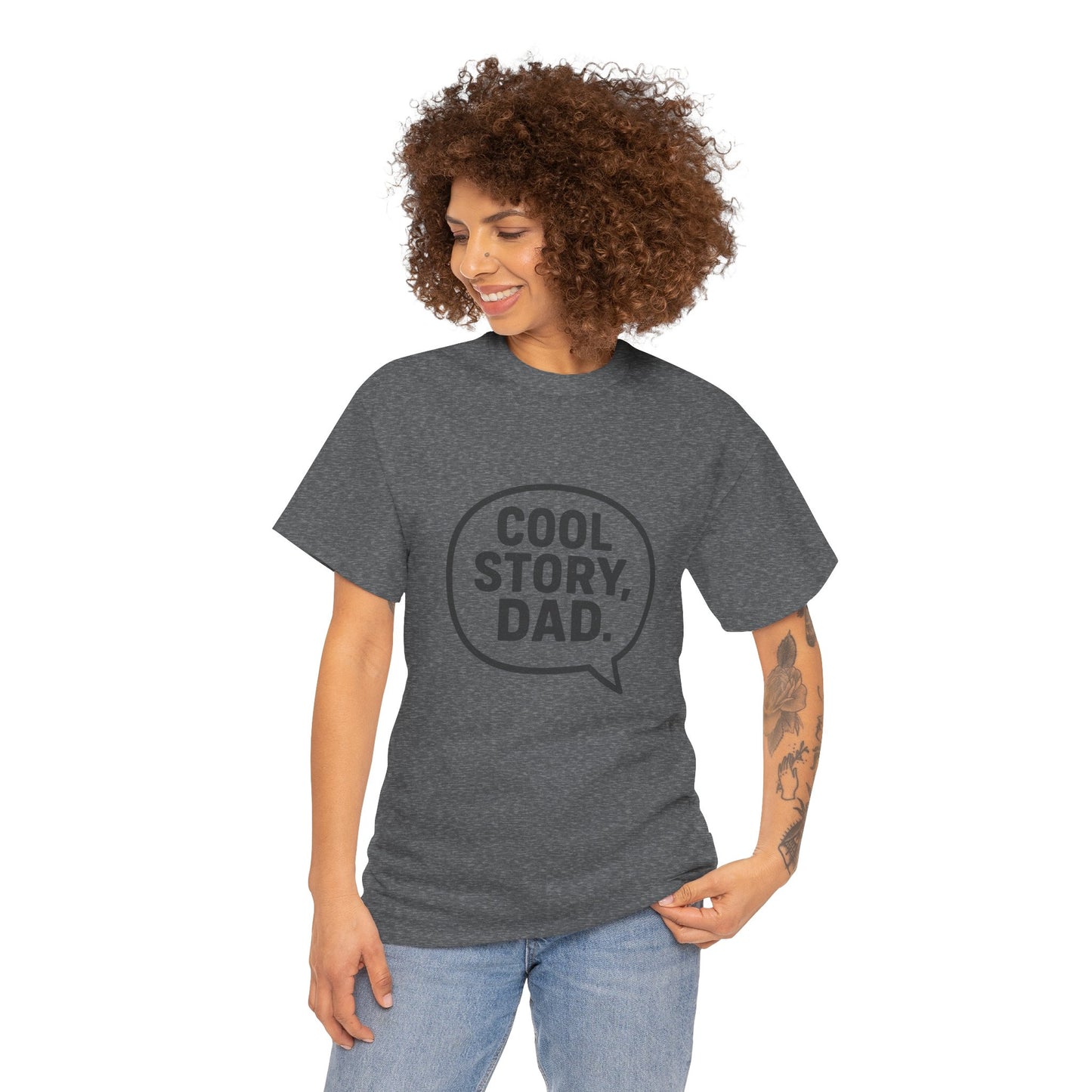 Cool Story Dad Tee | Father's Day Gift, Dad Humor Shirt, Unisex Statement Tee, Casual Gift for Him, Funny Graphic Tee