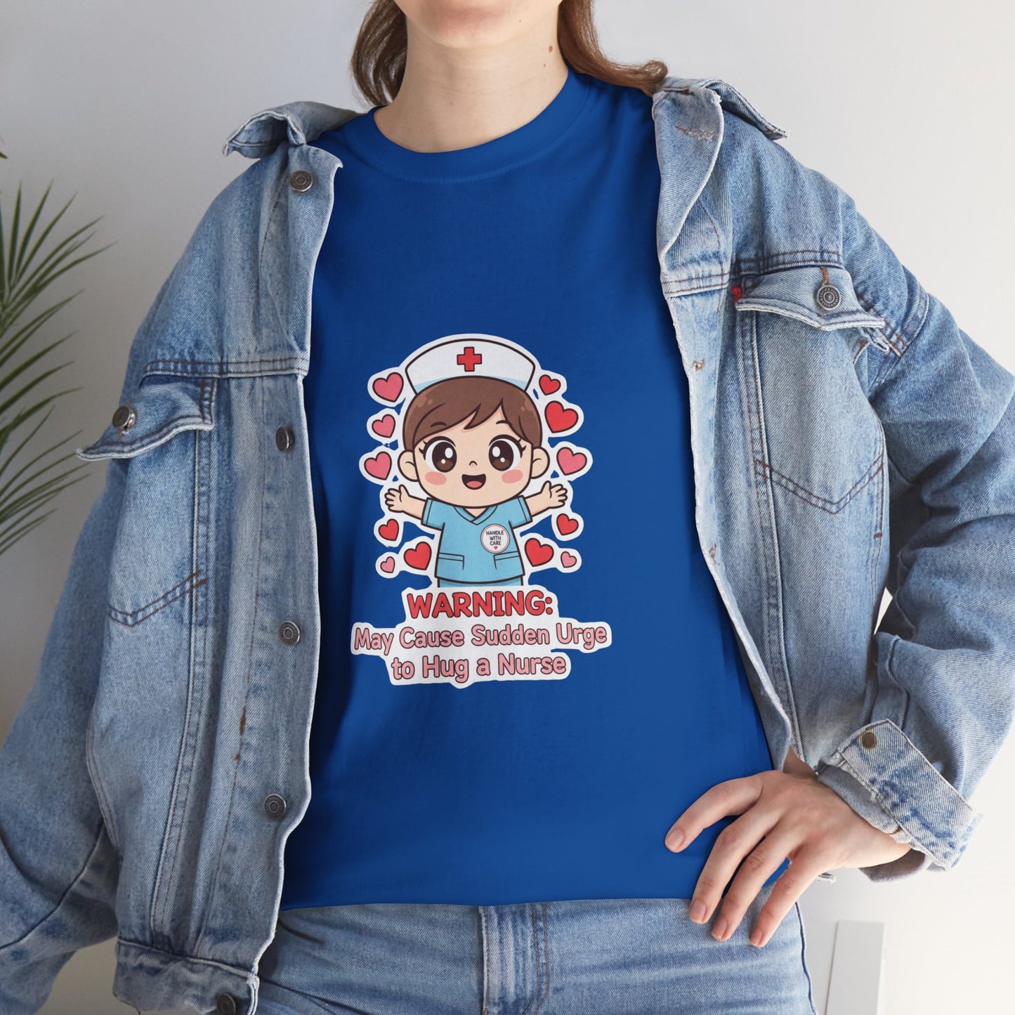 Nurse Humor Tee, Unisex Heavy Cotton Tee for Healthcare Workers, Cute Nurse Shirt, Gift for Nurses, Funny Medical Apparel, Casual T-Shirt