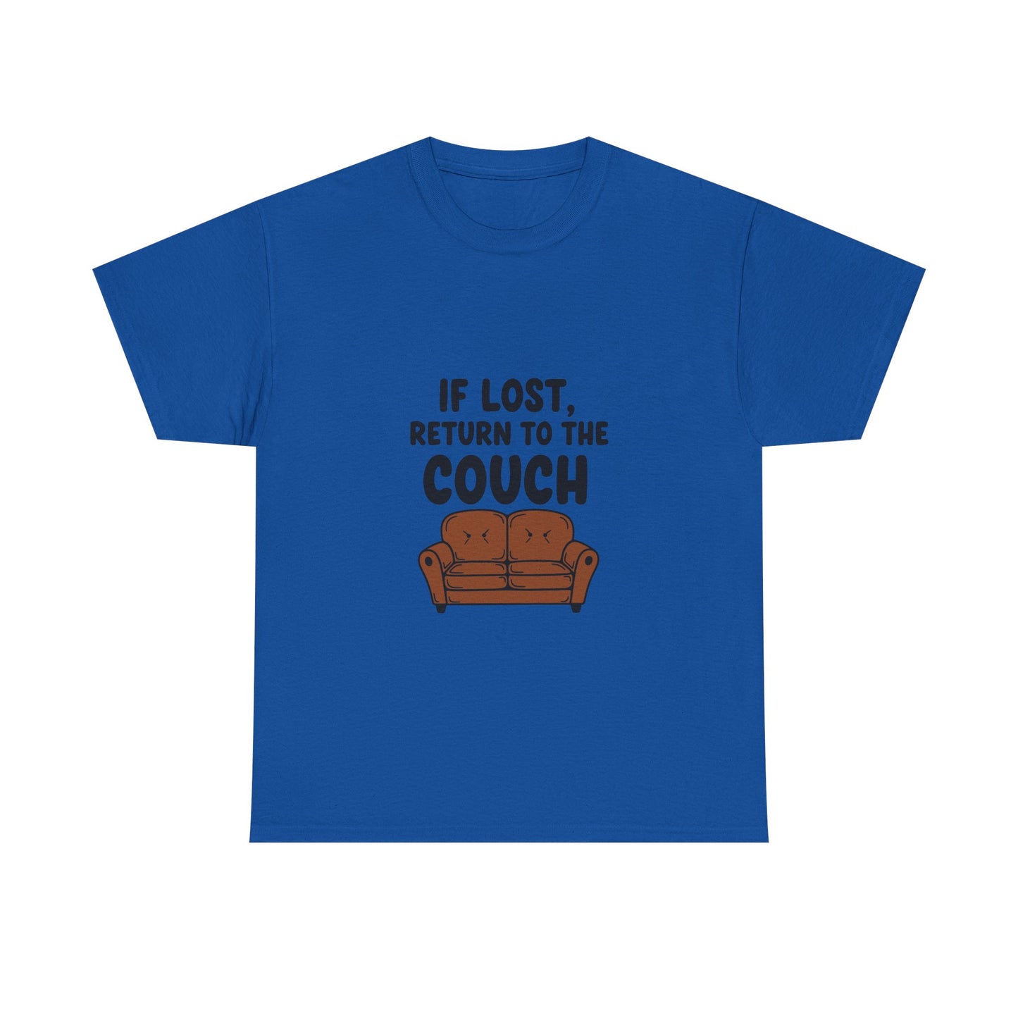 Funny Couch Tee, Unisex Heavy Cotton Tee, Comfort Shirt for Homebodies, Perfect Gift for Couch Lovers, Casual Wear, Quirky Shirt