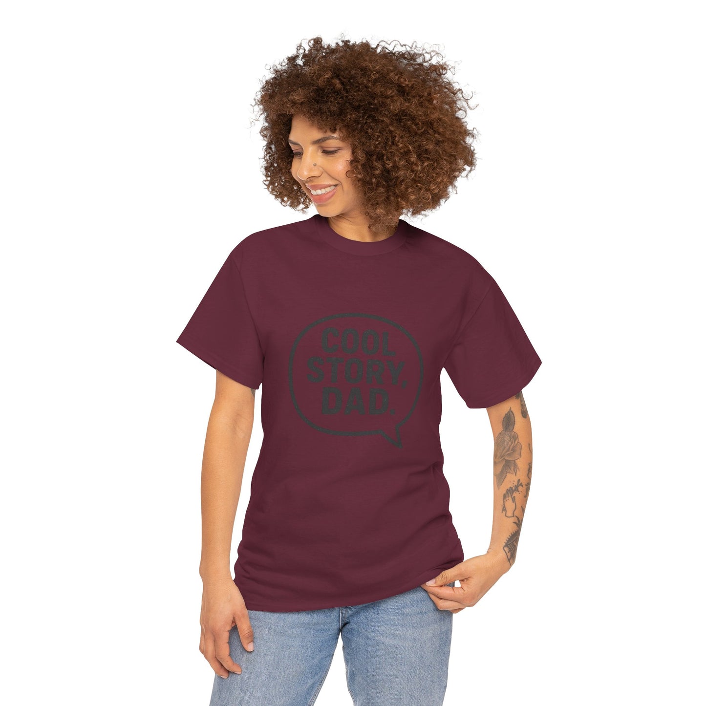 Cool Story Dad Tee | Father's Day Gift, Dad Humor Shirt, Unisex Statement Tee, Casual Gift for Him, Funny Graphic Tee