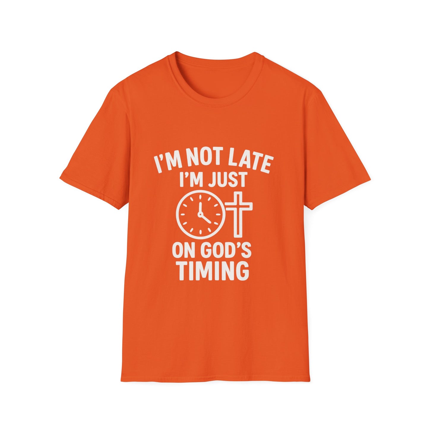 God's Timing T-Shirt, Christian Shirt, Faith-Based Apparel, Religious Gift, Casual Wear