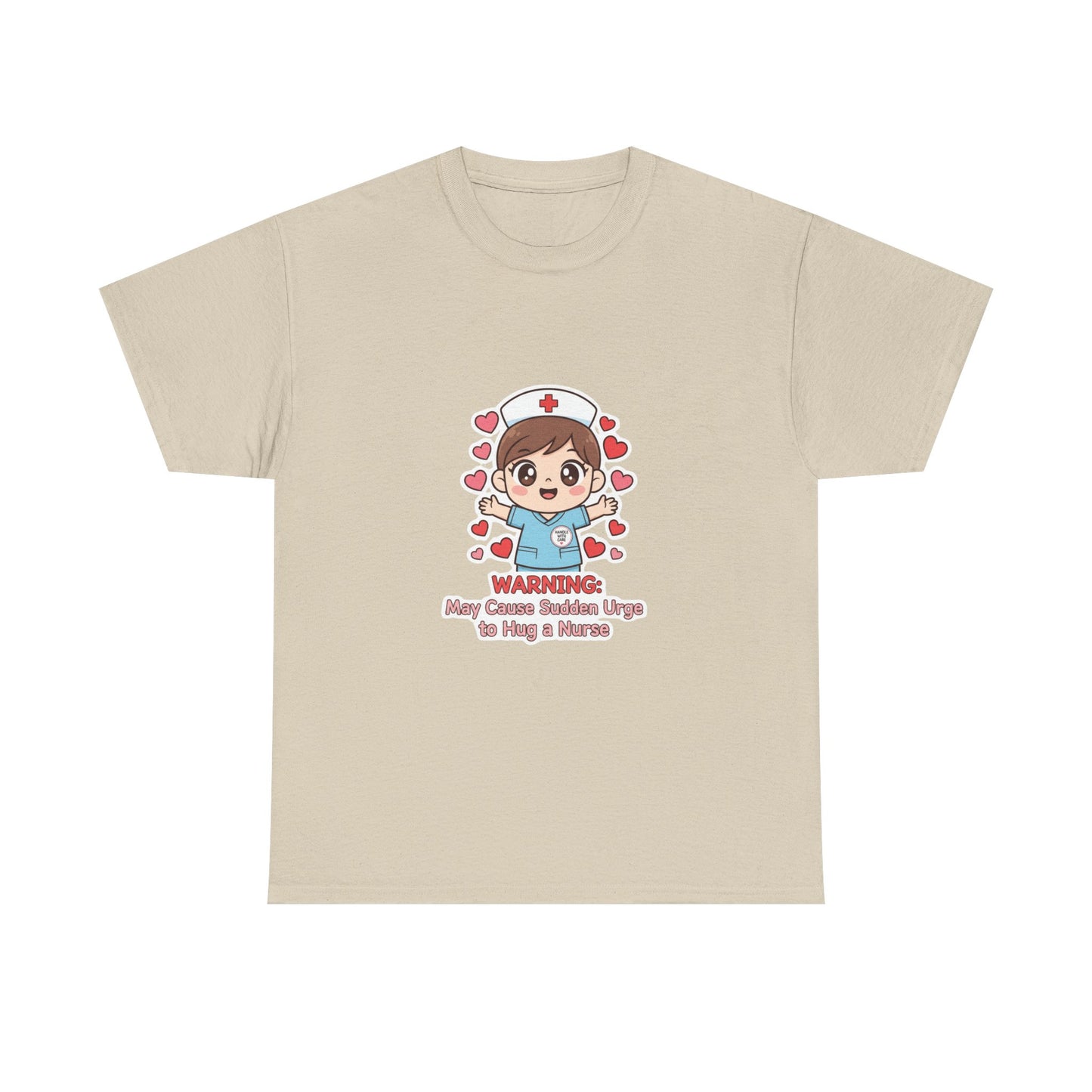 Nurse Humor Tee, Unisex Heavy Cotton Tee for Healthcare Workers, Cute Nurse Shirt, Gift for Nurses, Funny Medical Apparel, Casual T-Shirt