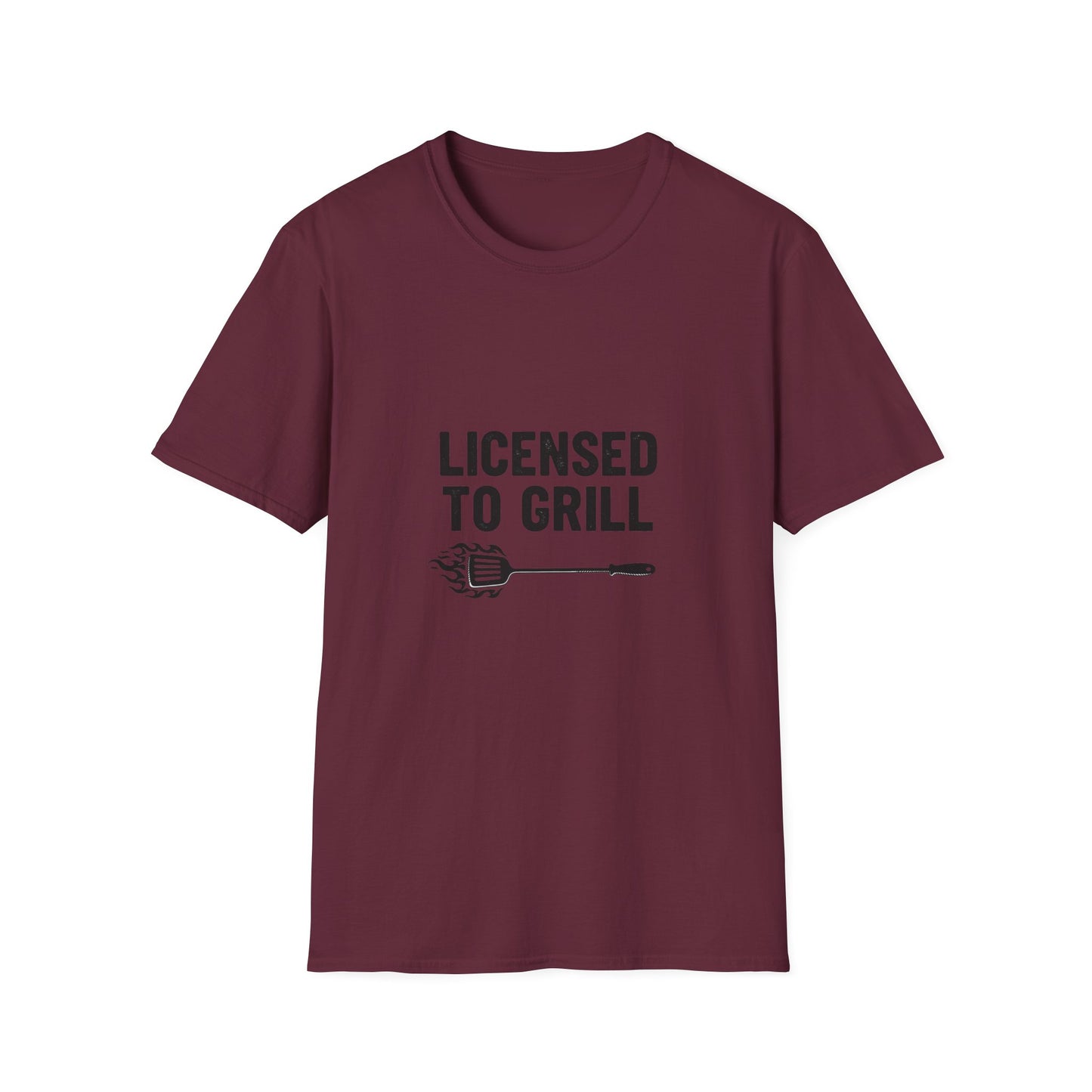 Licensed to Grill Unisex T-Shirt | Funny BBQ Apparel, Grilling Gift, Summer Cookout Top, Foodie Shirt, Outdoor Party Wear