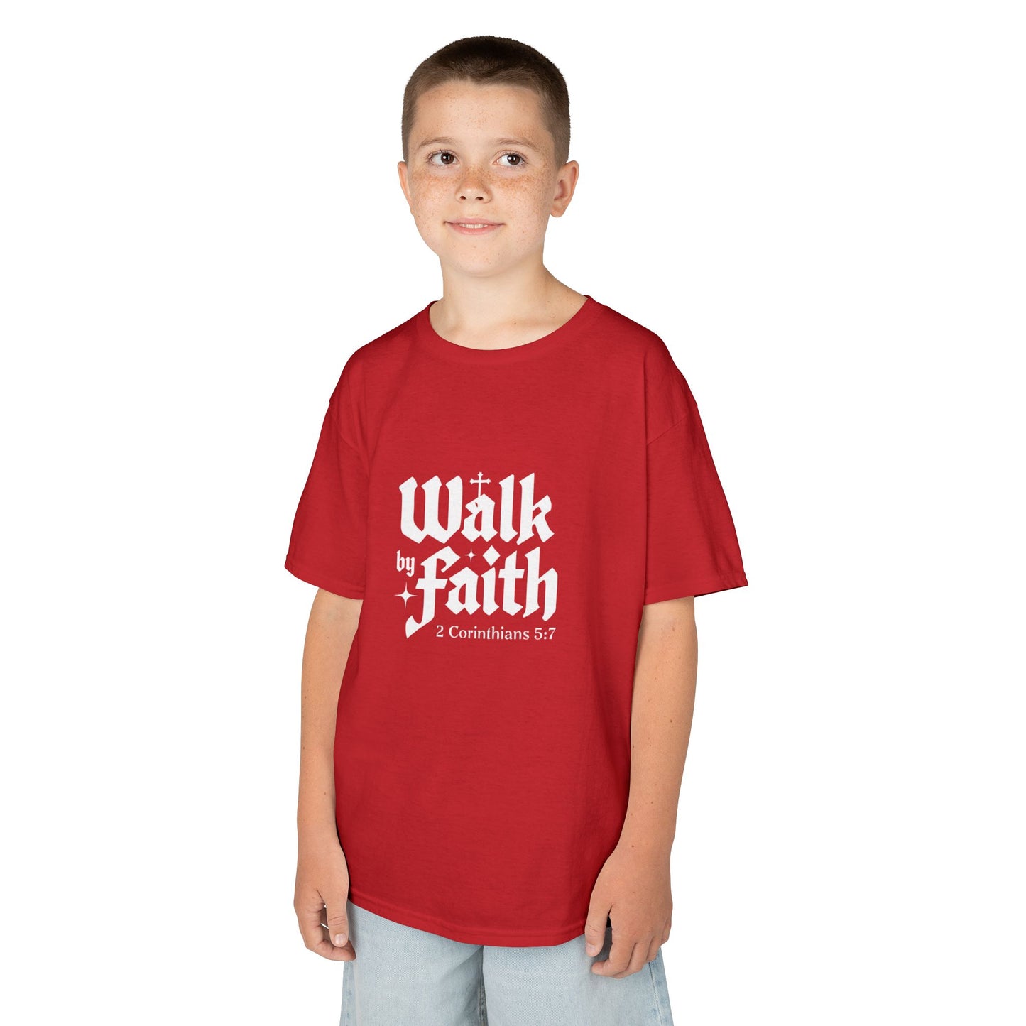 Kids Faith-Inspired Tee, Inspirational Kids Shirt, Religious T-Shirt for Kids, Christian Youth Apparel, Biblical Quote Tee