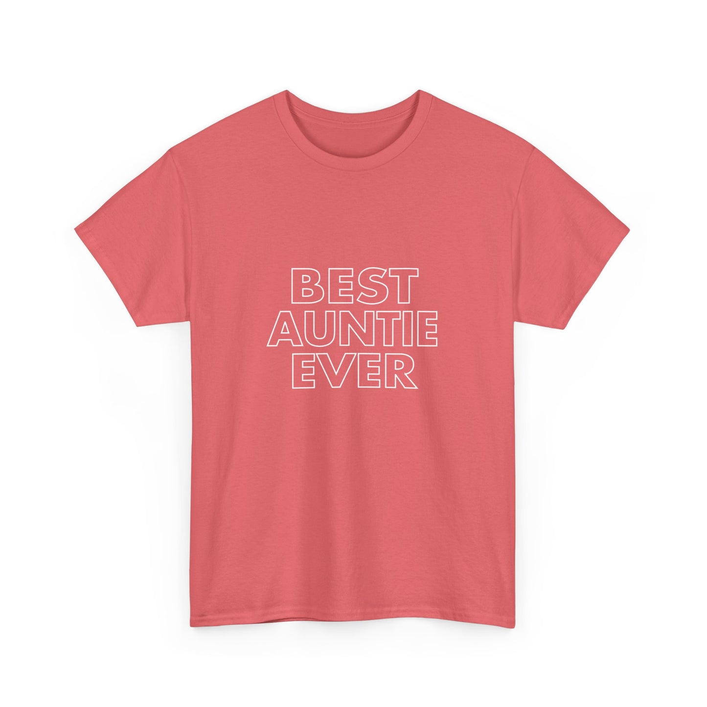 Best Auntie Ever Unisex Cotton Tee, Gift for Aunt, Cute Aunt Shirt, Mother's Day Gift, Family Tee, Everyday Casual Wear