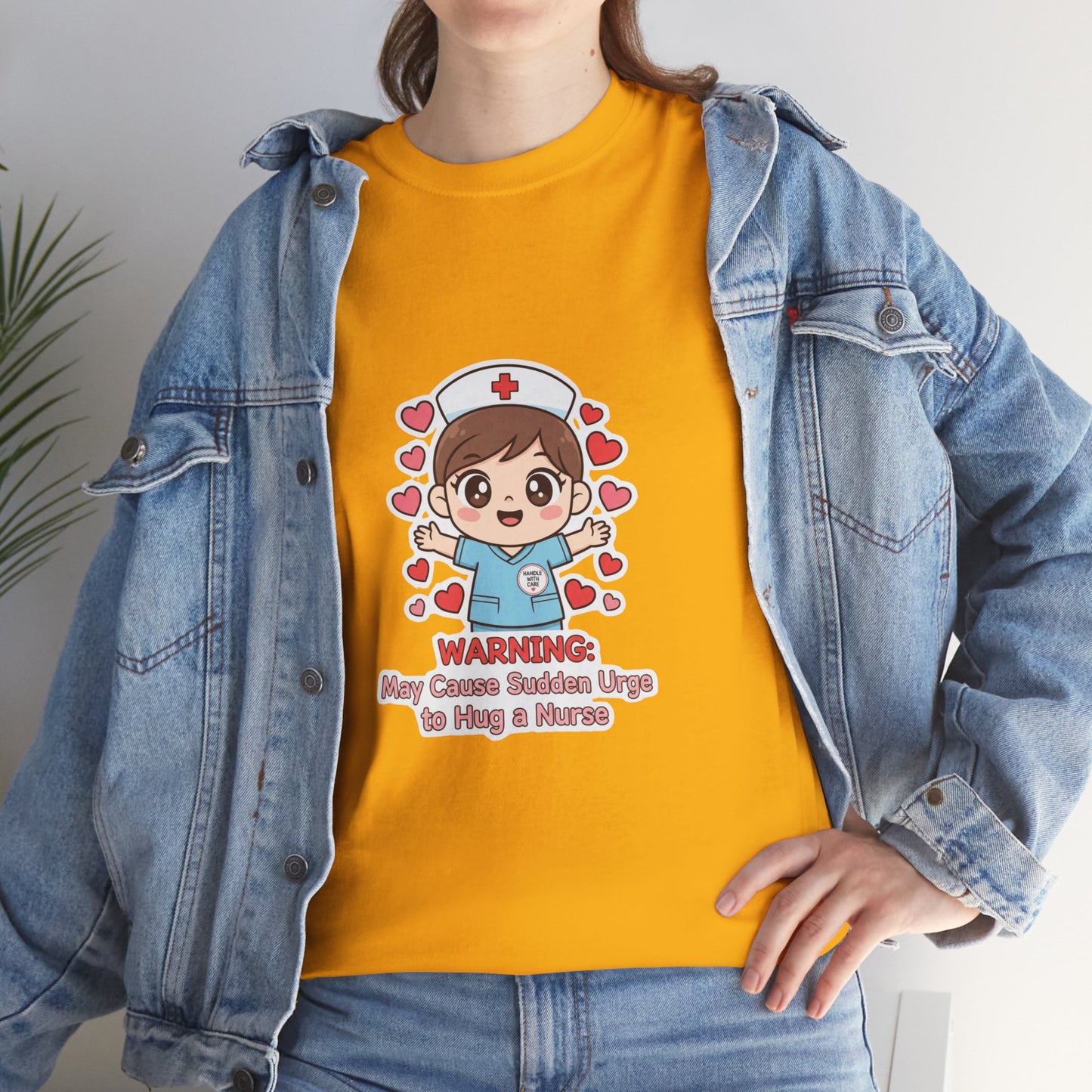 Nurse Humor Tee, Unisex Heavy Cotton Tee for Healthcare Workers, Cute Nurse Shirt, Gift for Nurses, Funny Medical Apparel, Casual T-Shirt