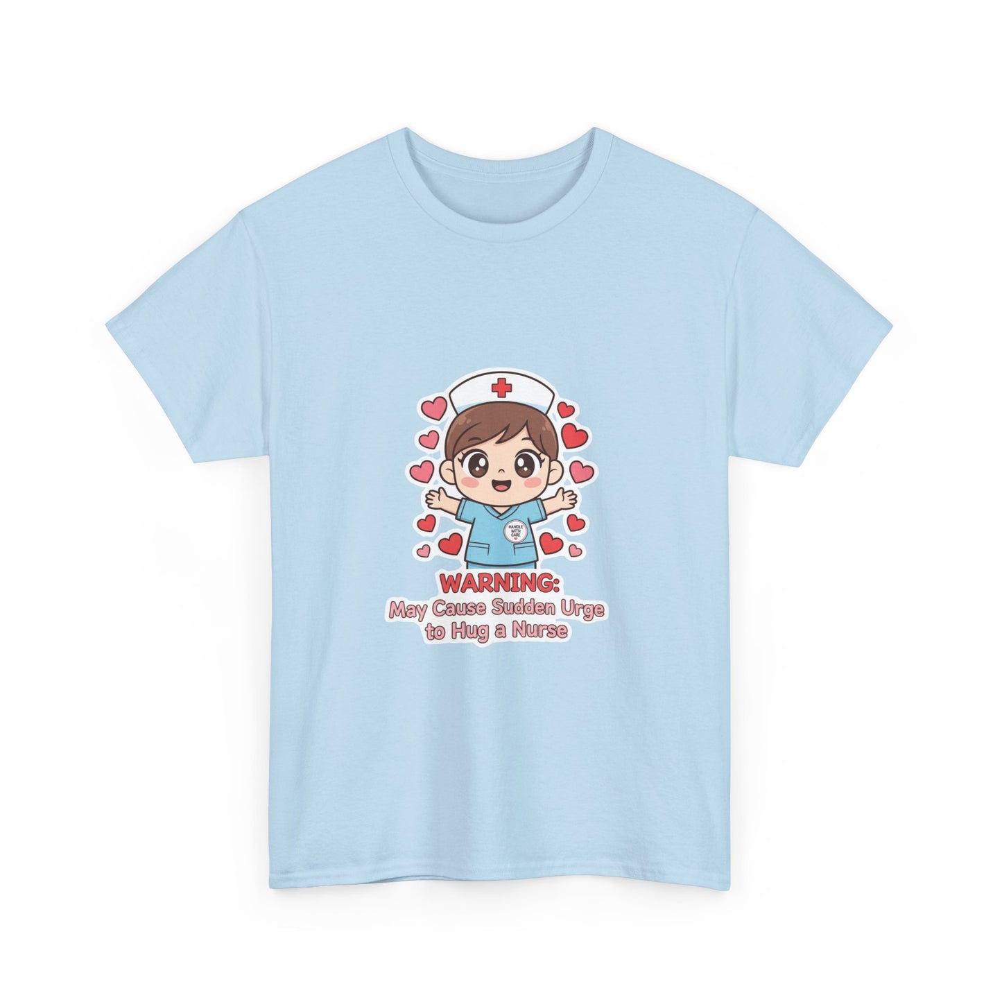 Nurse Humor Tee, Unisex Heavy Cotton Tee for Healthcare Workers, Cute Nurse Shirt, Gift for Nurses, Funny Medical Apparel, Casual T-Shirt