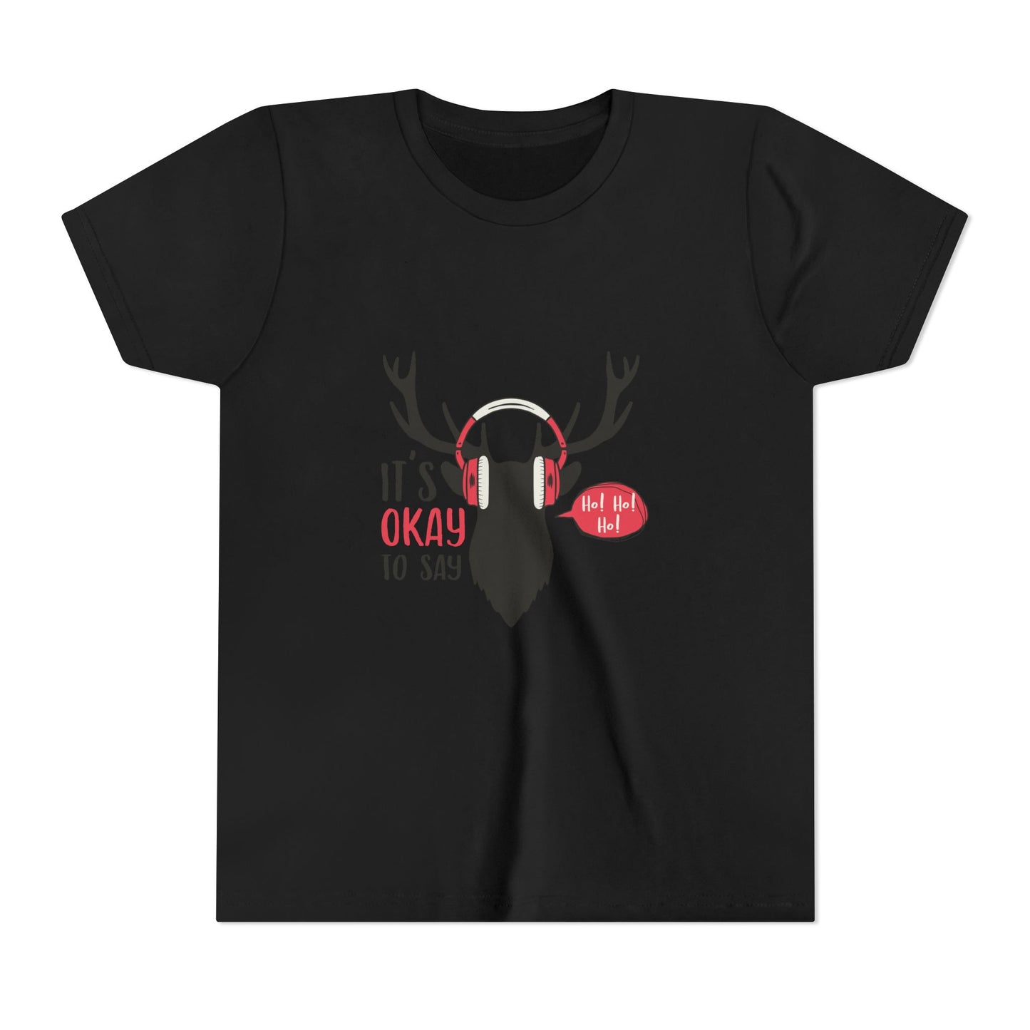 Youth Tee with Antlers Design - Fun and Trendy, Perfect for Outdoor Adventures, Birthdays, Nature Lovers, Gifts, Casual Wear