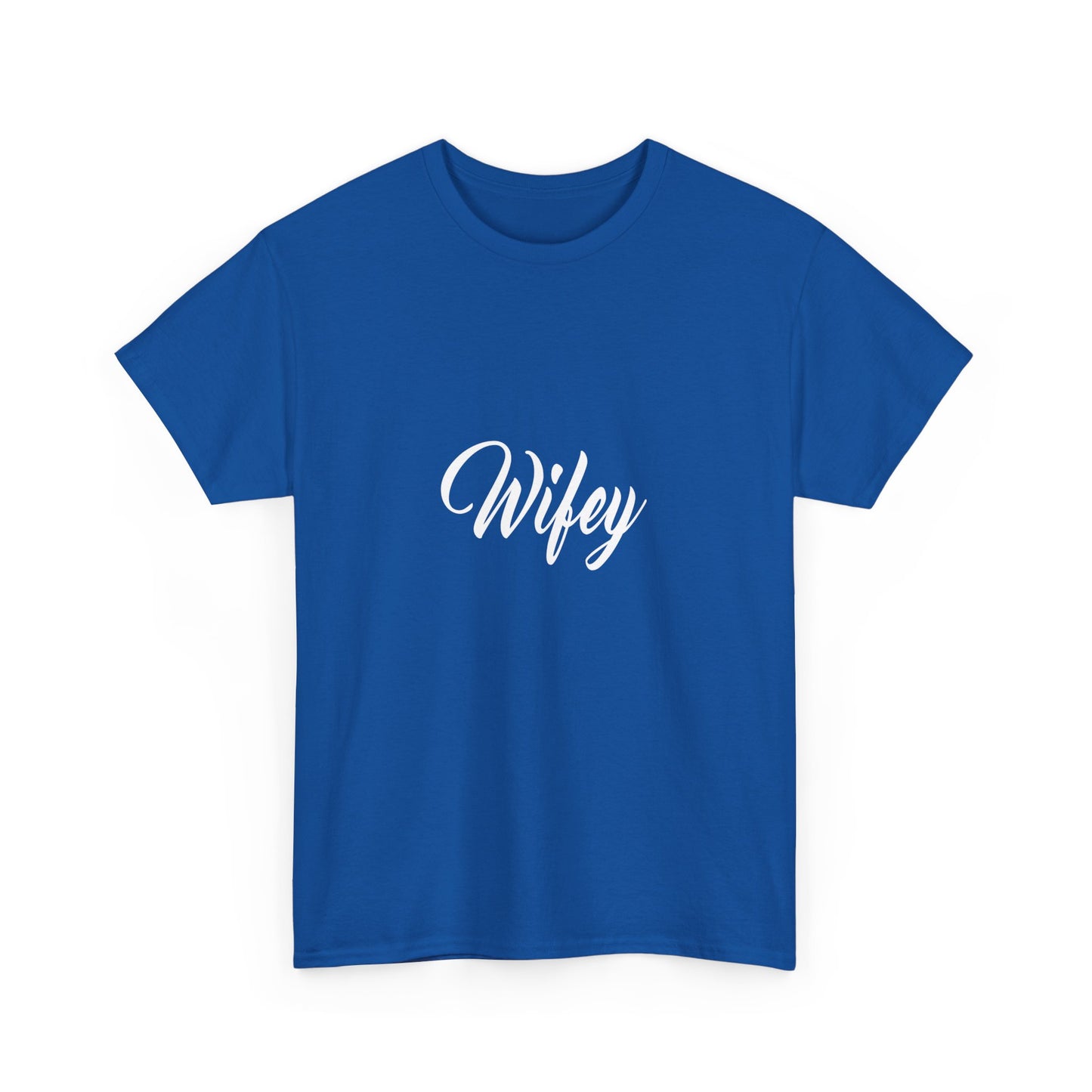Wifey Unisex Cotton Tee - Cute Girlfriend Gift, Casual Fashion, Valentine's Day, Engagement, Wedding Party Tee