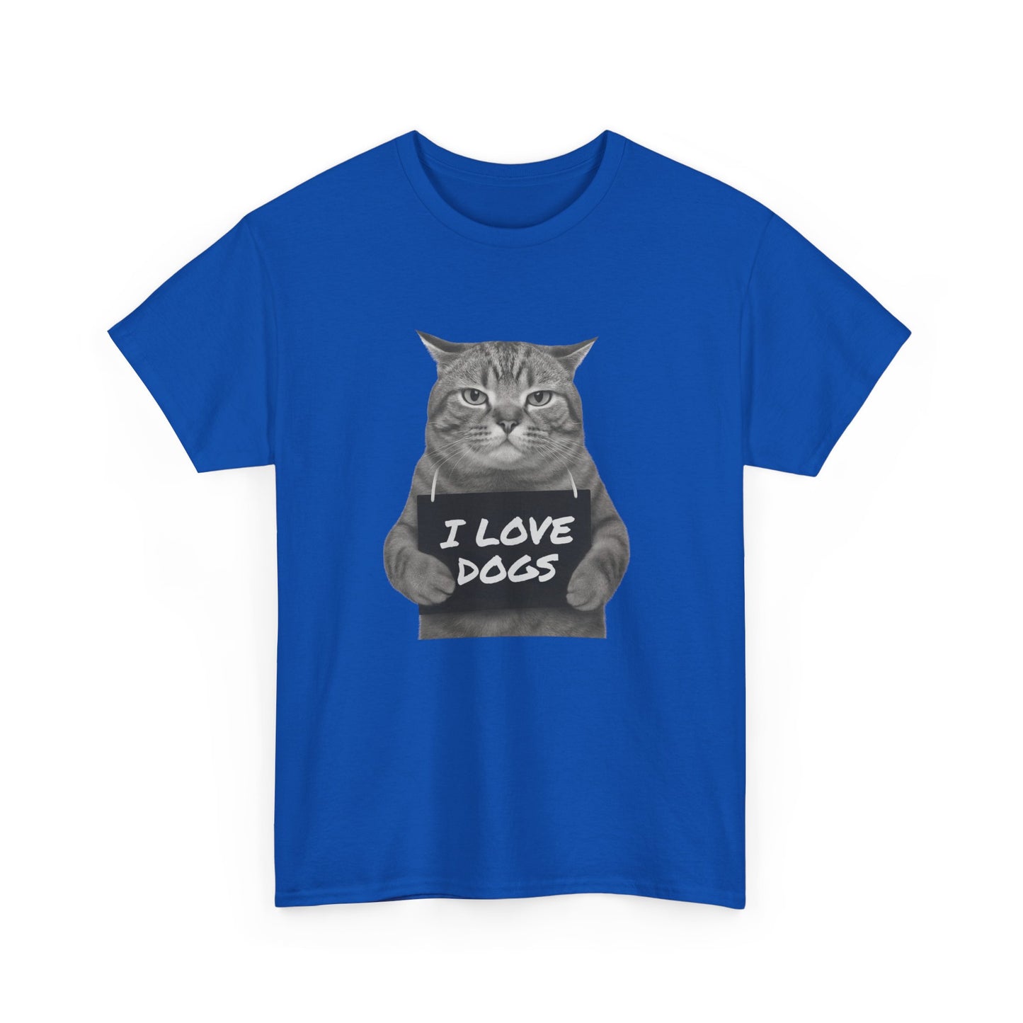 Cute Pet Lover Tee, I Love Dogs Cat Shirt, Animal Lovers Gift, Funny Graphic Tee, Unisex Cotton T-Shirt