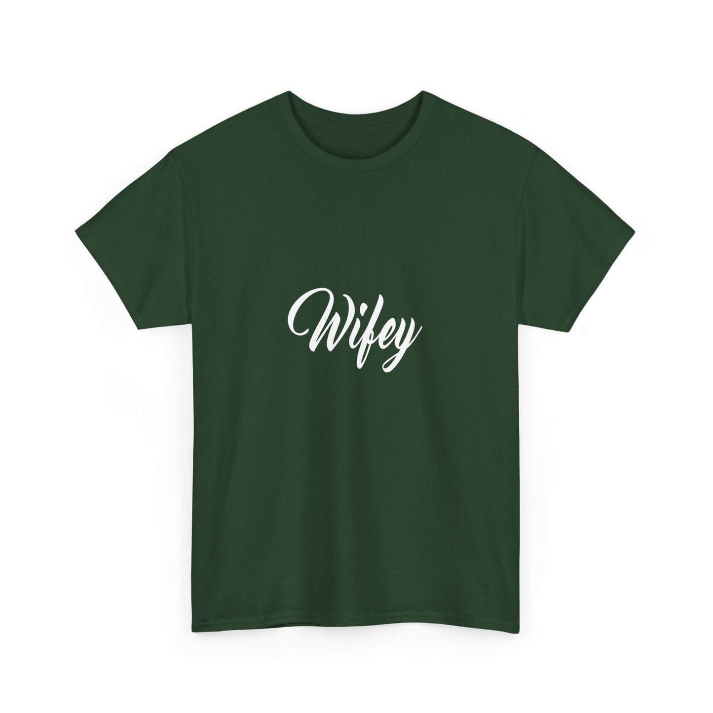 Wifey Unisex Cotton Tee - Cute Girlfriend Gift, Casual Fashion, Valentine's Day, Engagement, Wedding Party Tee