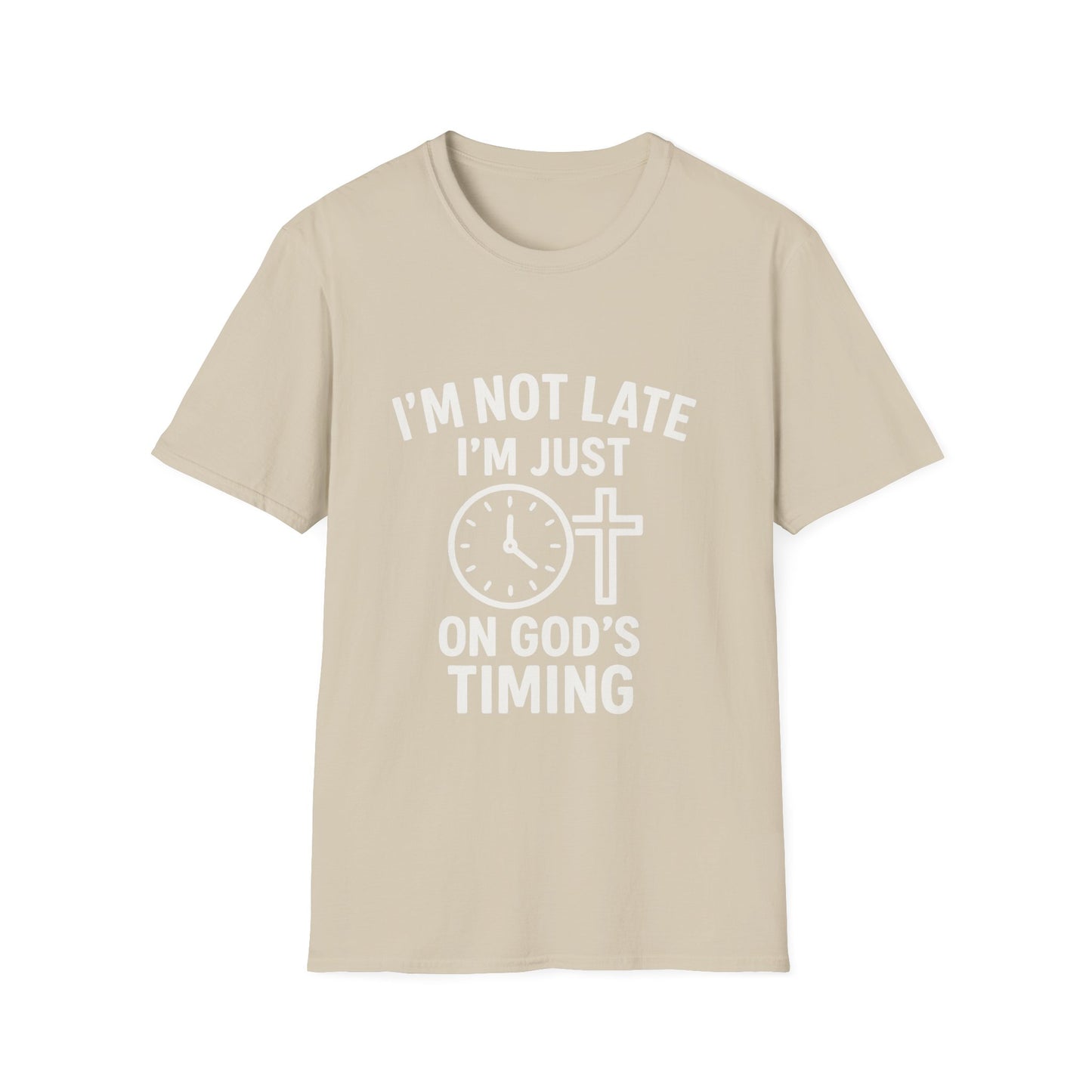 God's Timing T-Shirt, Christian Shirt, Faith-Based Apparel, Religious Gift, Casual Wear