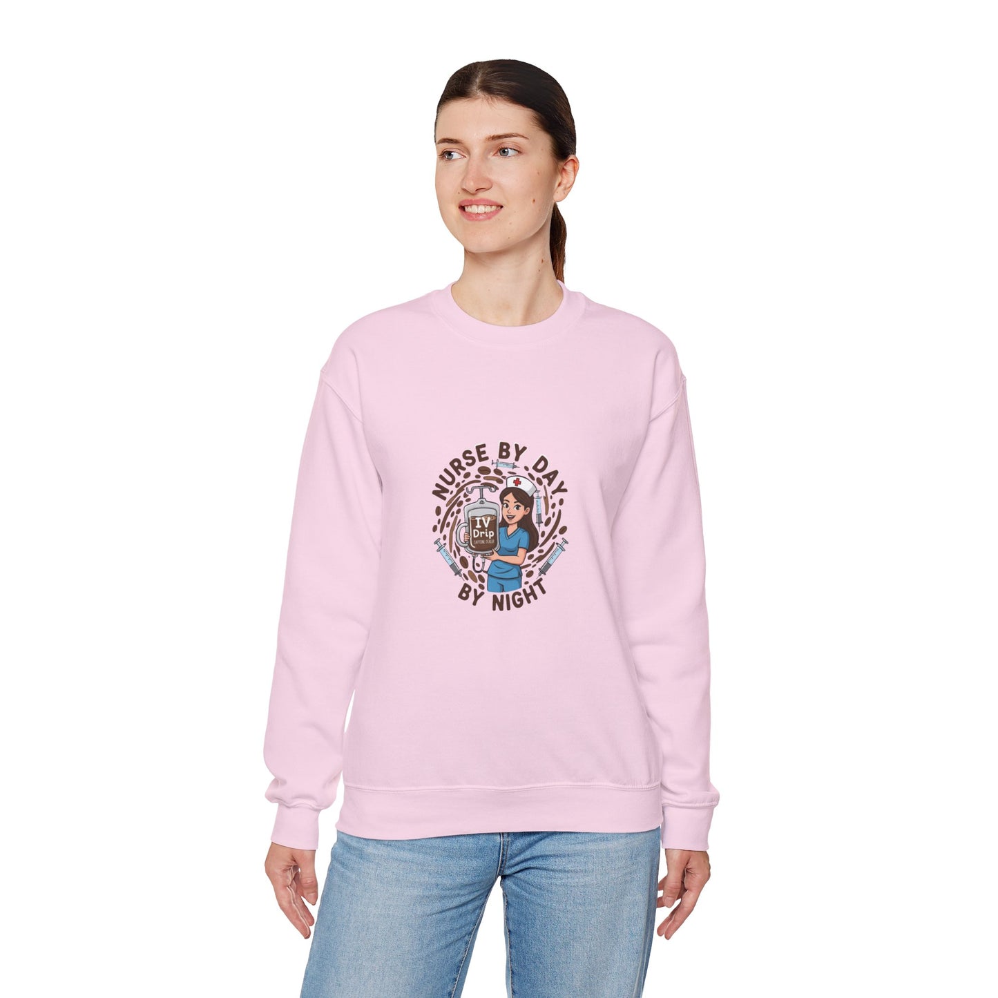 Nurse Crewneck Sweatshirt, Nurse Gift, Medical Apparel, Funny Sweatshirt, Healthcare Worker Gift, Comfortable Pullover