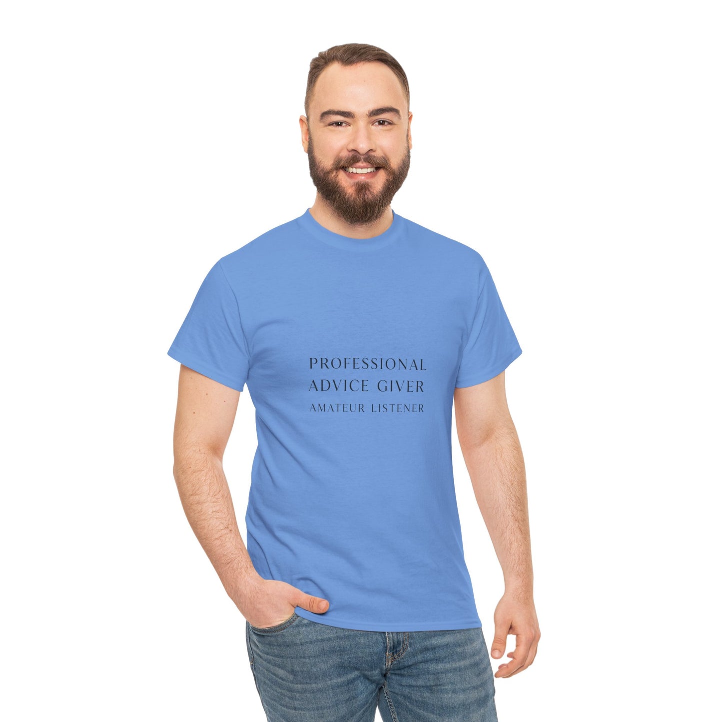 Professional Advice Giver Unisex Heavy Cotton Tee, Gift for Best Friend, Casual Wear, Advice Giver Shirt, Funny Tee, Unique Gift