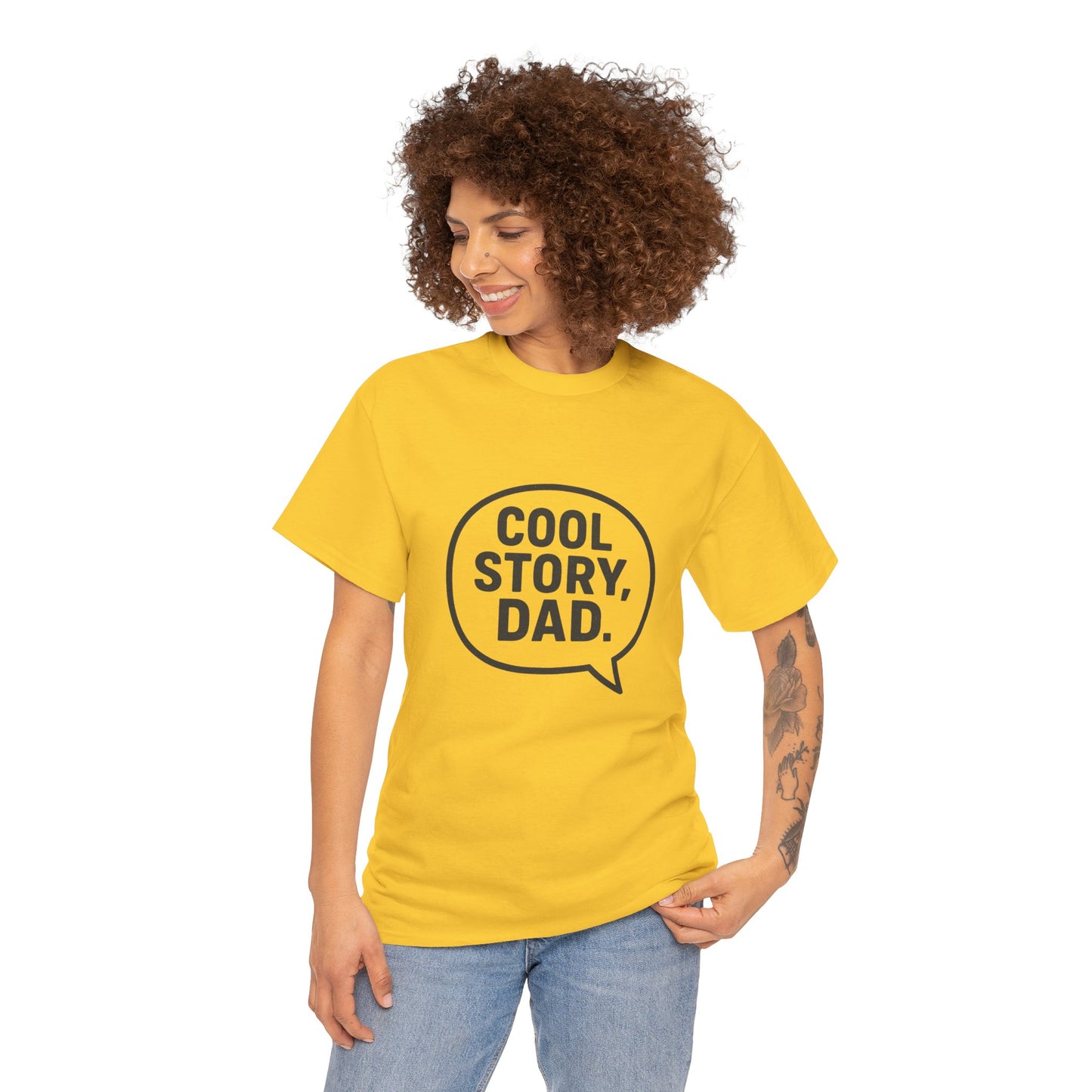 Cool Story Dad Tee | Father's Day Gift, Dad Humor Shirt, Unisex Statement Tee, Casual Gift for Him, Funny Graphic Tee