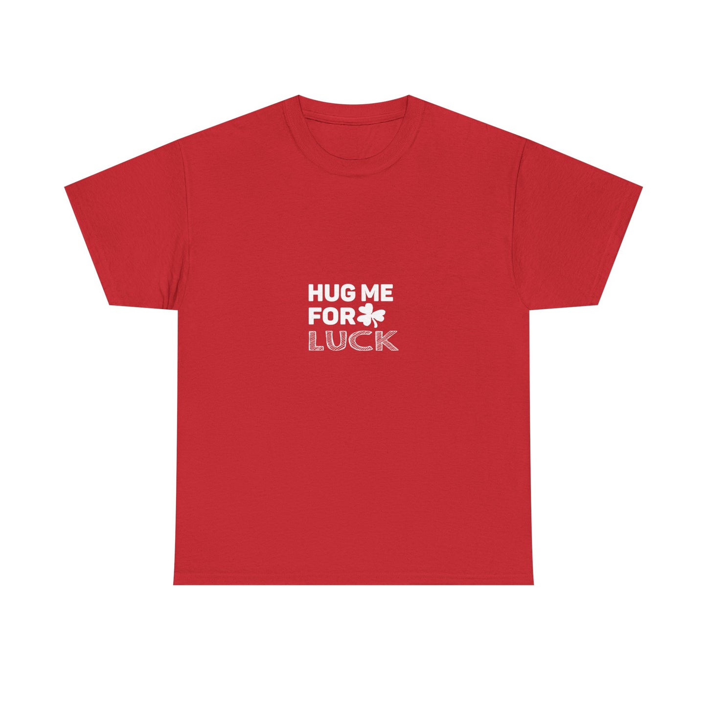 Lucky Hug Unisex Tee, Casual Wear, Gift for Friends, Good Luck Shirt, Birthday Gift, Positive Vibes