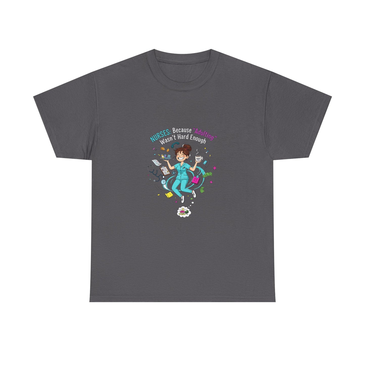 Fun Adventure T-Shirt, Unisex Heavy Cotton Tee for Outdoor Lovers, Gift for Travelers, Casual Wear, Adventure Seekers