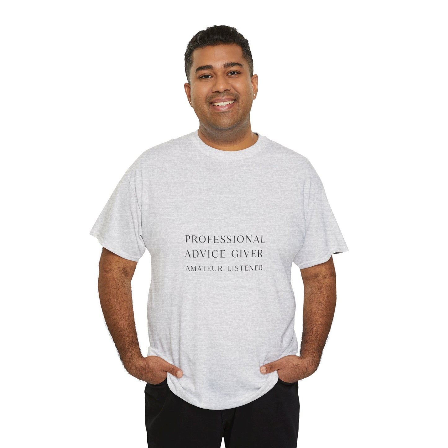 Professional Advice Giver Unisex Heavy Cotton Tee, Gift for Best Friend, Casual Wear, Advice Giver Shirt, Funny Tee, Unique Gift