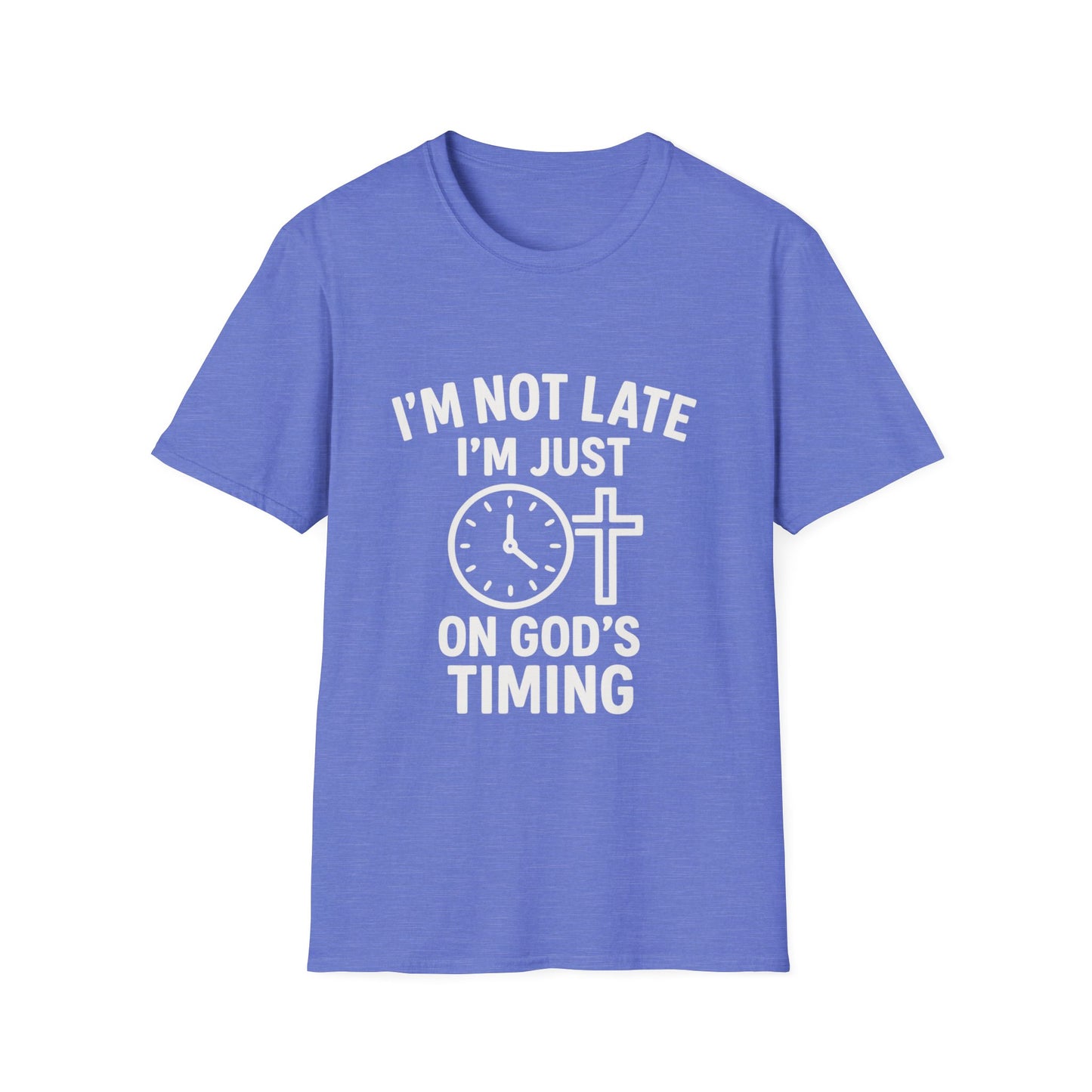 God's Timing T-Shirt, Christian Shirt, Faith-Based Apparel, Religious Gift, Casual Wear