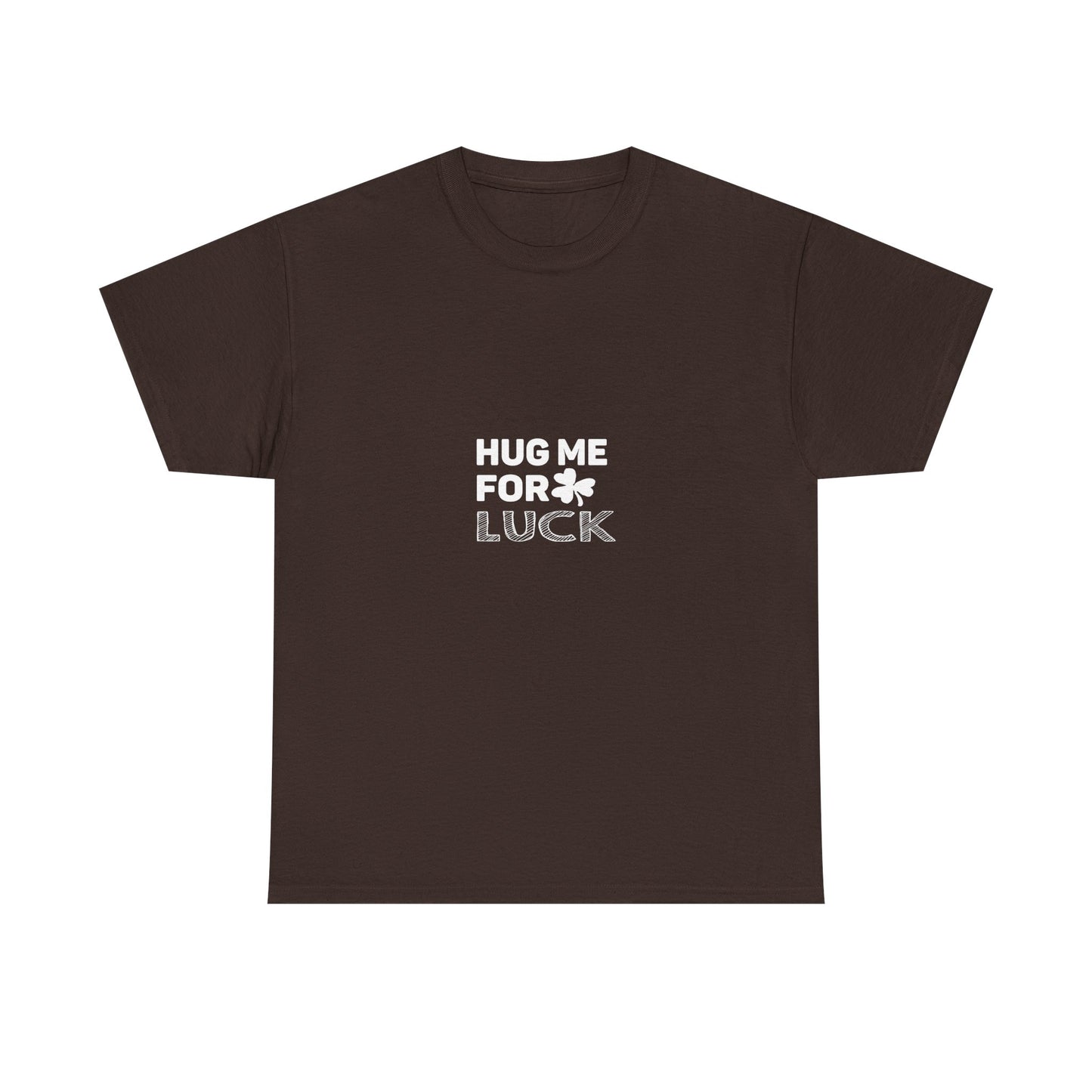 Lucky Hug Unisex Tee, Casual Wear, Gift for Friends, Good Luck Shirt, Birthday Gift, Positive Vibes