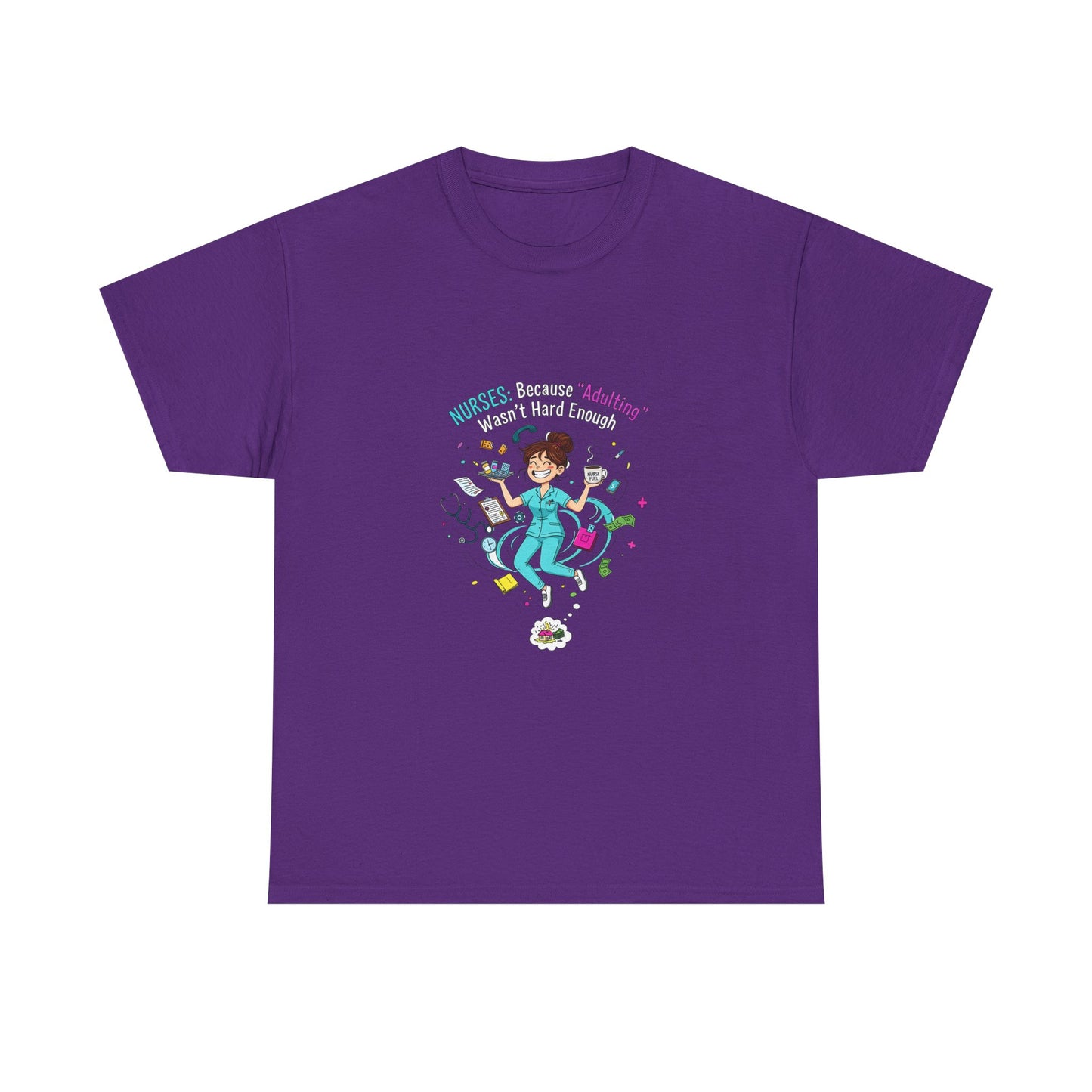 Fun Adventure T-Shirt, Unisex Heavy Cotton Tee for Outdoor Lovers, Gift for Travelers, Casual Wear, Adventure Seekers