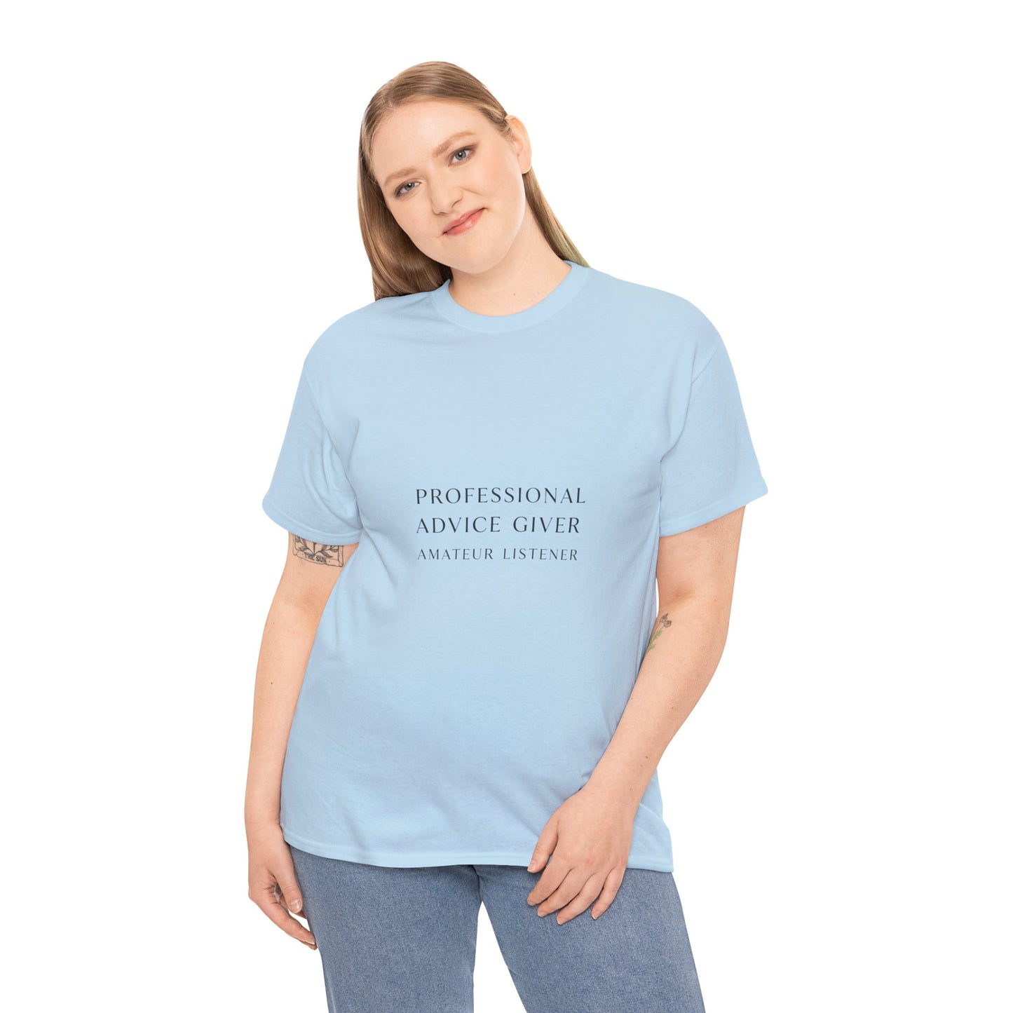 Professional Advice Giver Unisex Heavy Cotton Tee, Gift for Best Friend, Casual Wear, Advice Giver Shirt, Funny Tee, Unique Gift