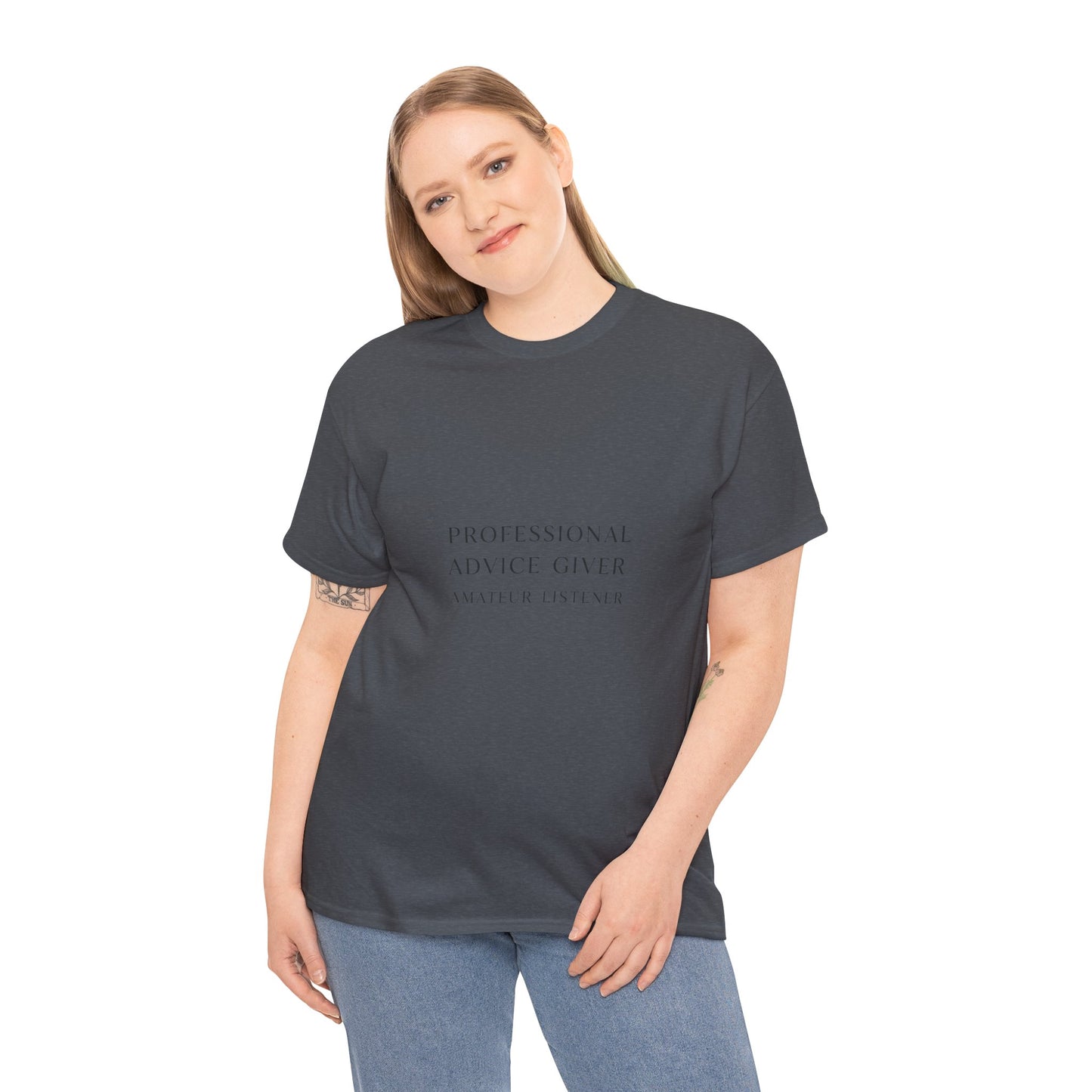 Professional Advice Giver Unisex Heavy Cotton Tee, Gift for Best Friend, Casual Wear, Advice Giver Shirt, Funny Tee, Unique Gift