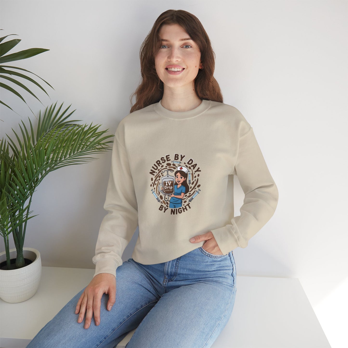 Nurse Crewneck Sweatshirt, Nurse Gift, Medical Apparel, Funny Sweatshirt, Healthcare Worker Gift, Comfortable Pullover