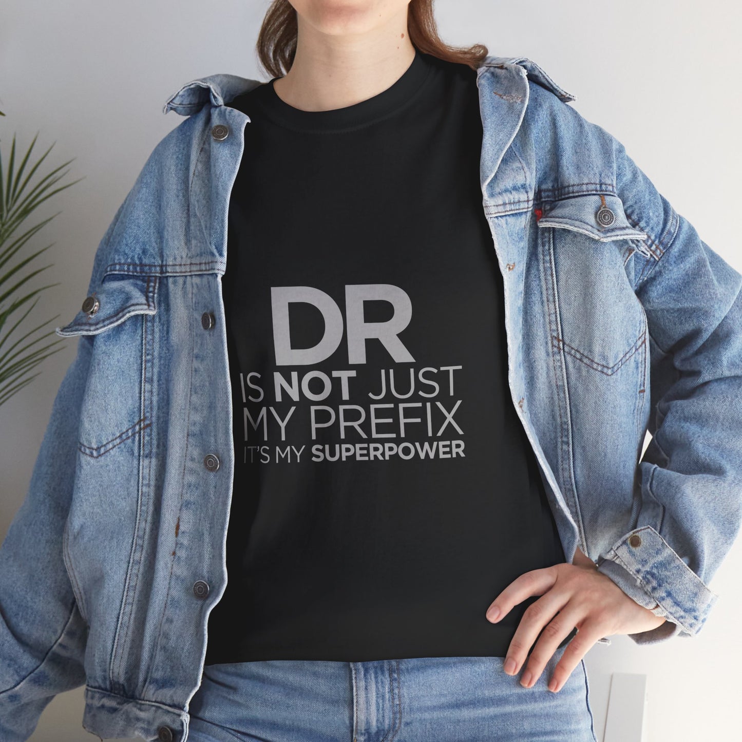 Doctor Superpower Tee | Unisex Heavy Cotton Shirt for Medical Professionals, Graduation Gift, Doctor Appreciation, Funny Gift