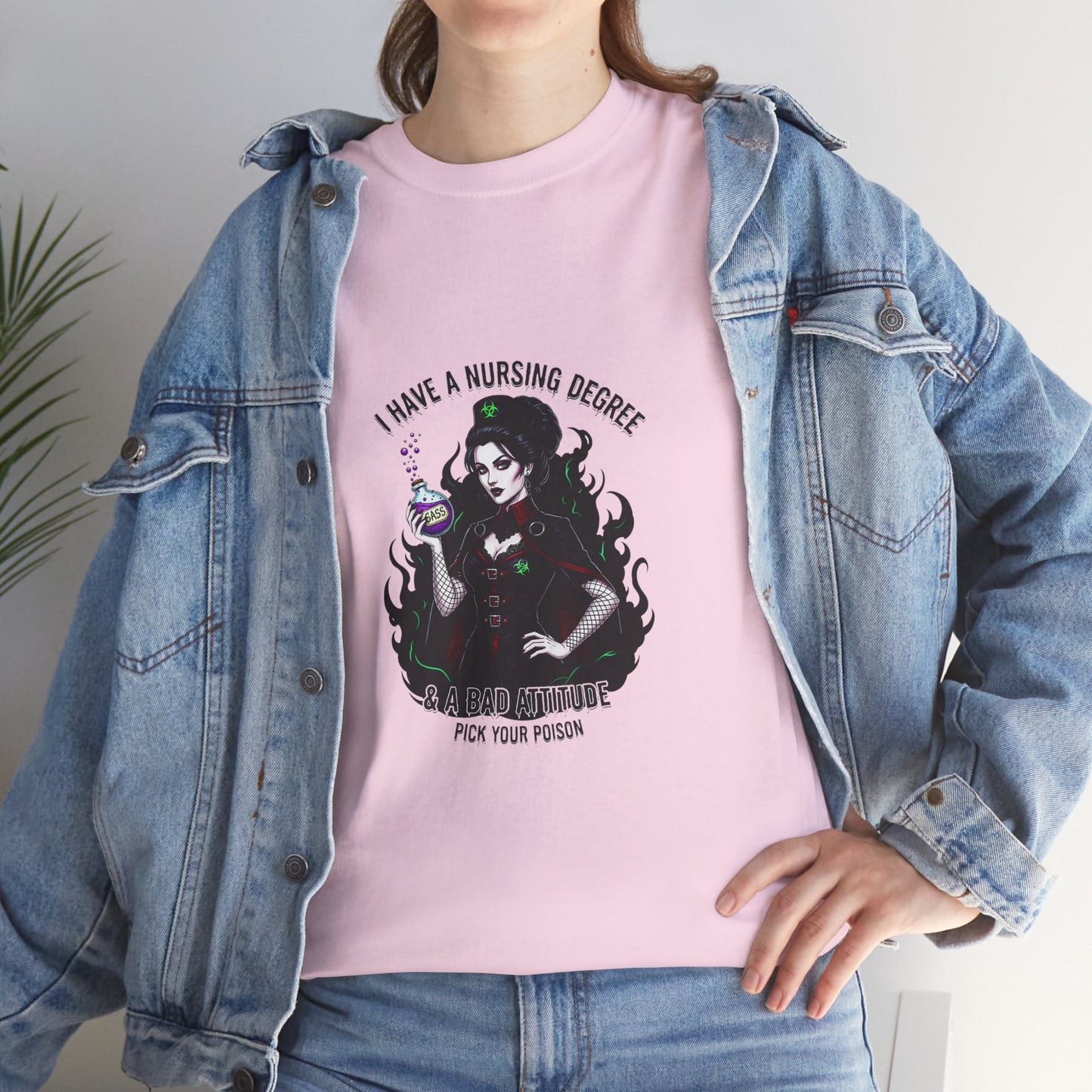 Nursing Humor Tee, Funny Nursing Shirt, Gift for Nurses, Healthcare Apparel, Unisex Cotton T-Shirt