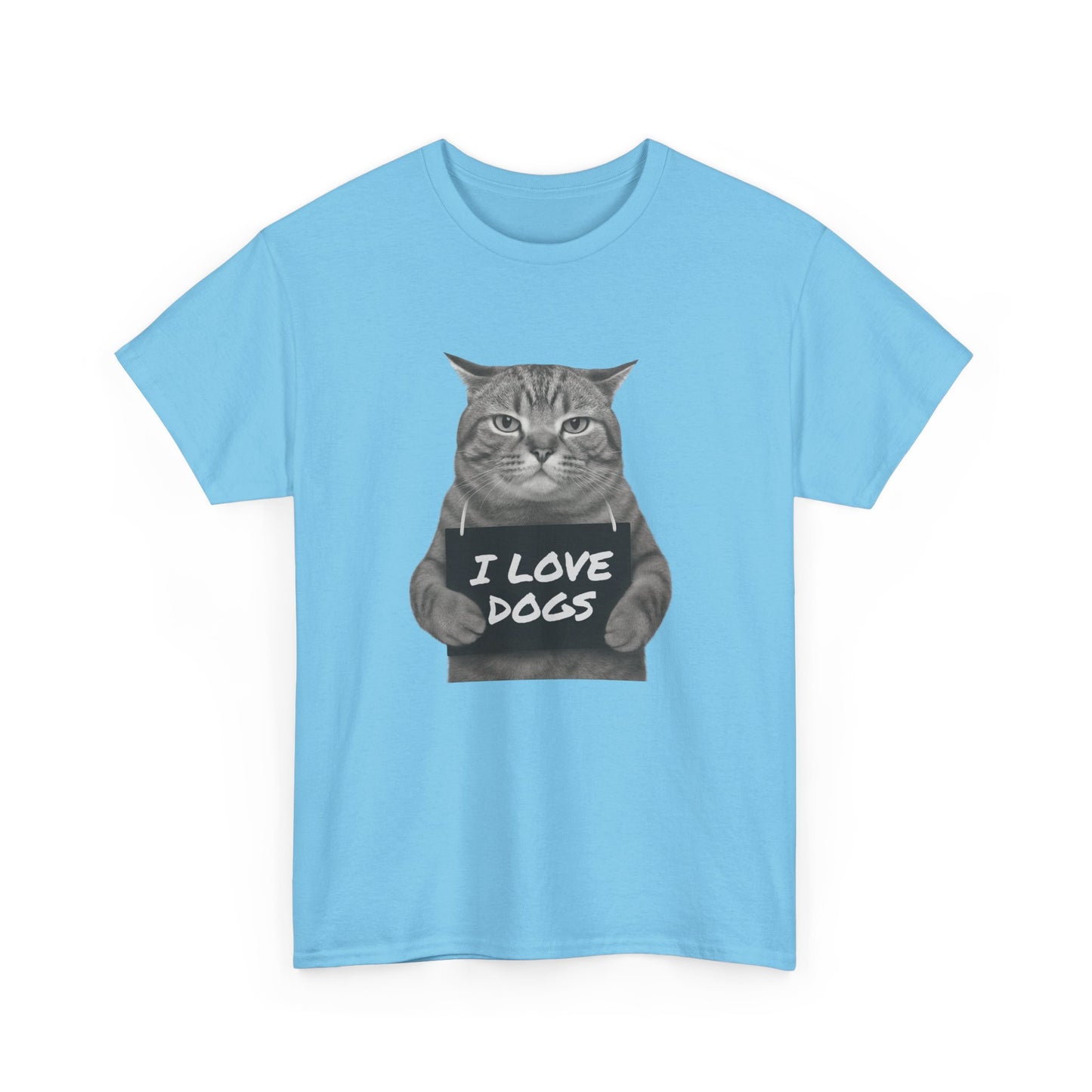 Cute Pet Lover Tee, I Love Dogs Cat Shirt, Animal Lovers Gift, Funny Graphic Tee, Unisex Cotton T-Shirt