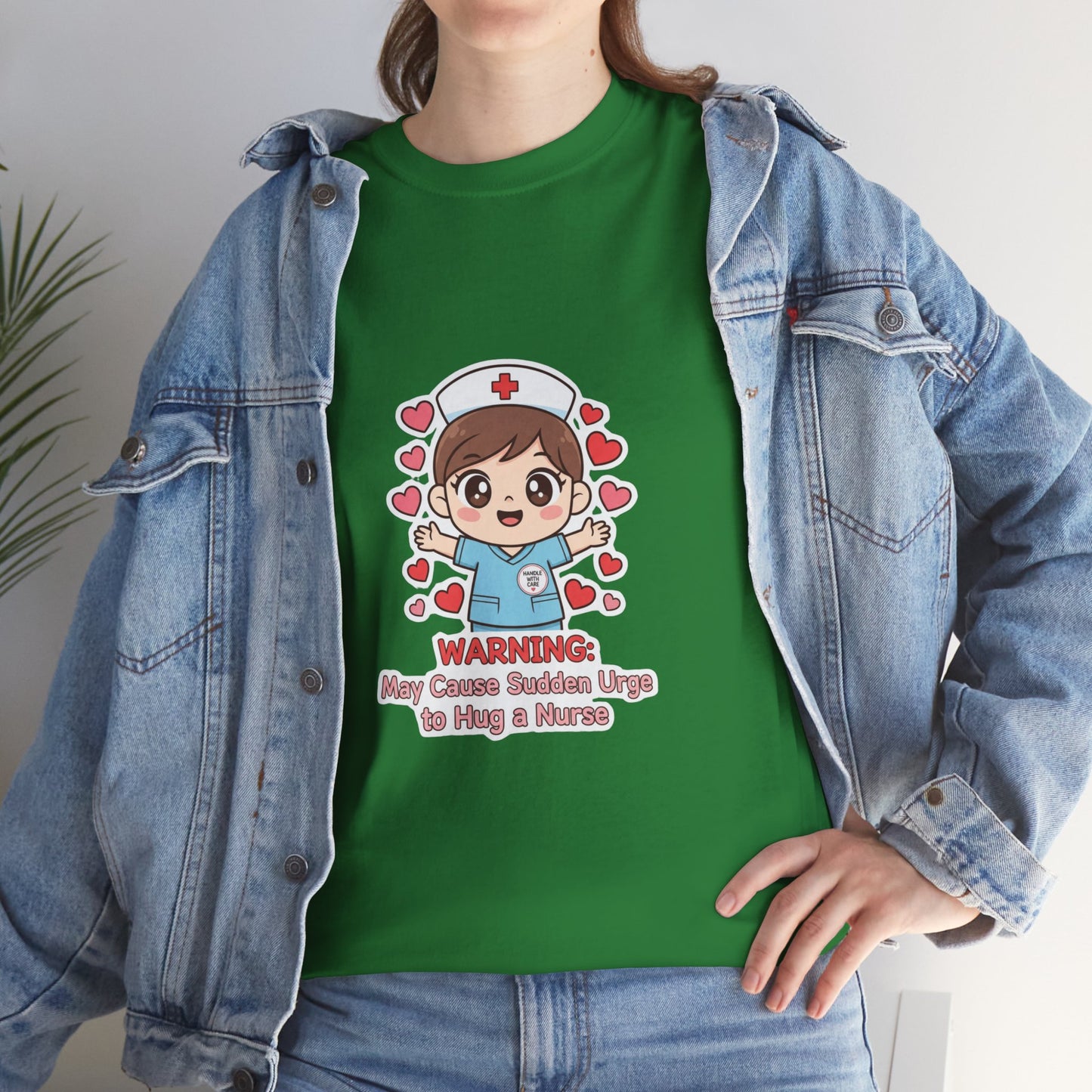 Nurse Humor Tee, Unisex Heavy Cotton Tee for Healthcare Workers, Cute Nurse Shirt, Gift for Nurses, Funny Medical Apparel, Casual T-Shirt