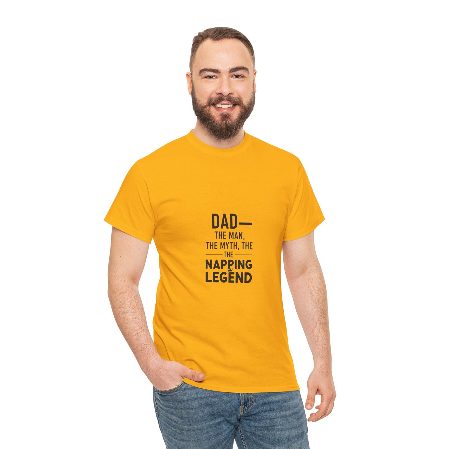 Dad Napping Legend Tee, Father's Day Gift, Funny T-Shirt, Unisex Cotton Tee, Gift for Dad, Cool Dad Shirt, Personalized Father's Day Apparel